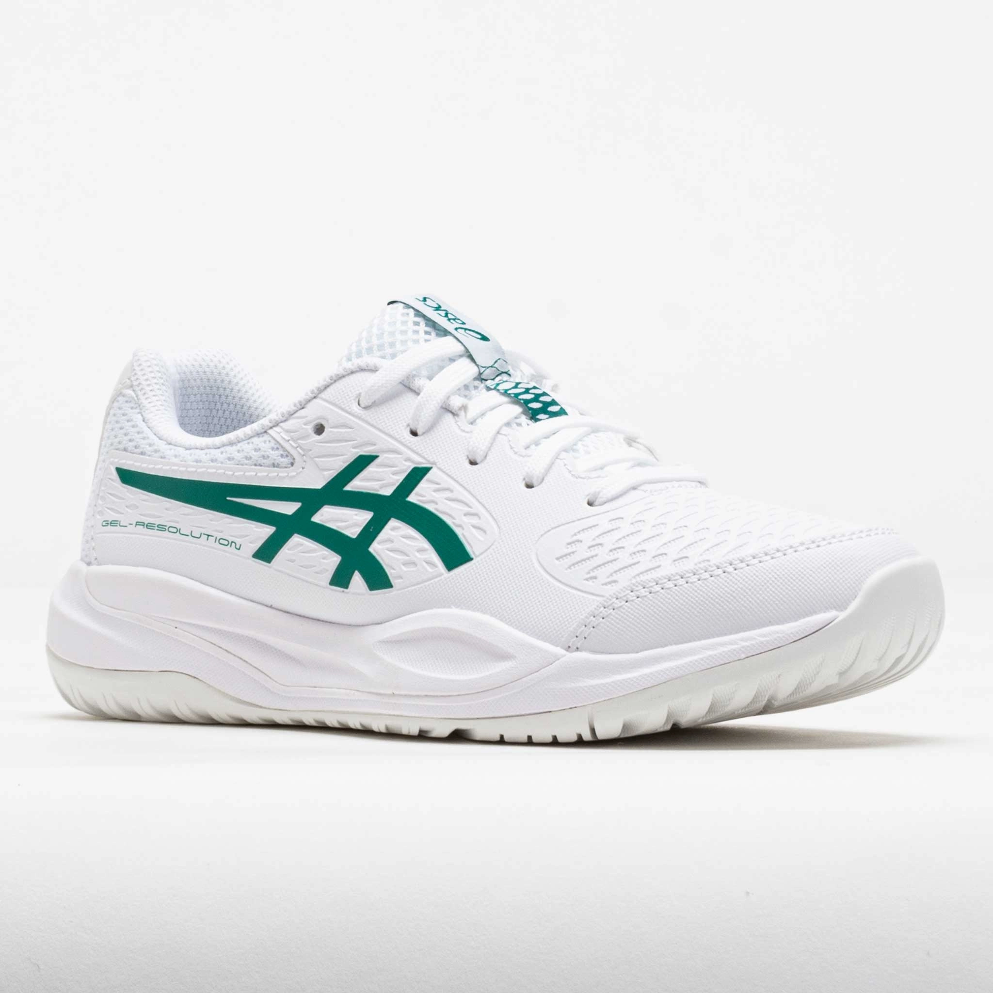 Fast Trekking ASICS GEL-Resolution X Junior White/Pitch Green