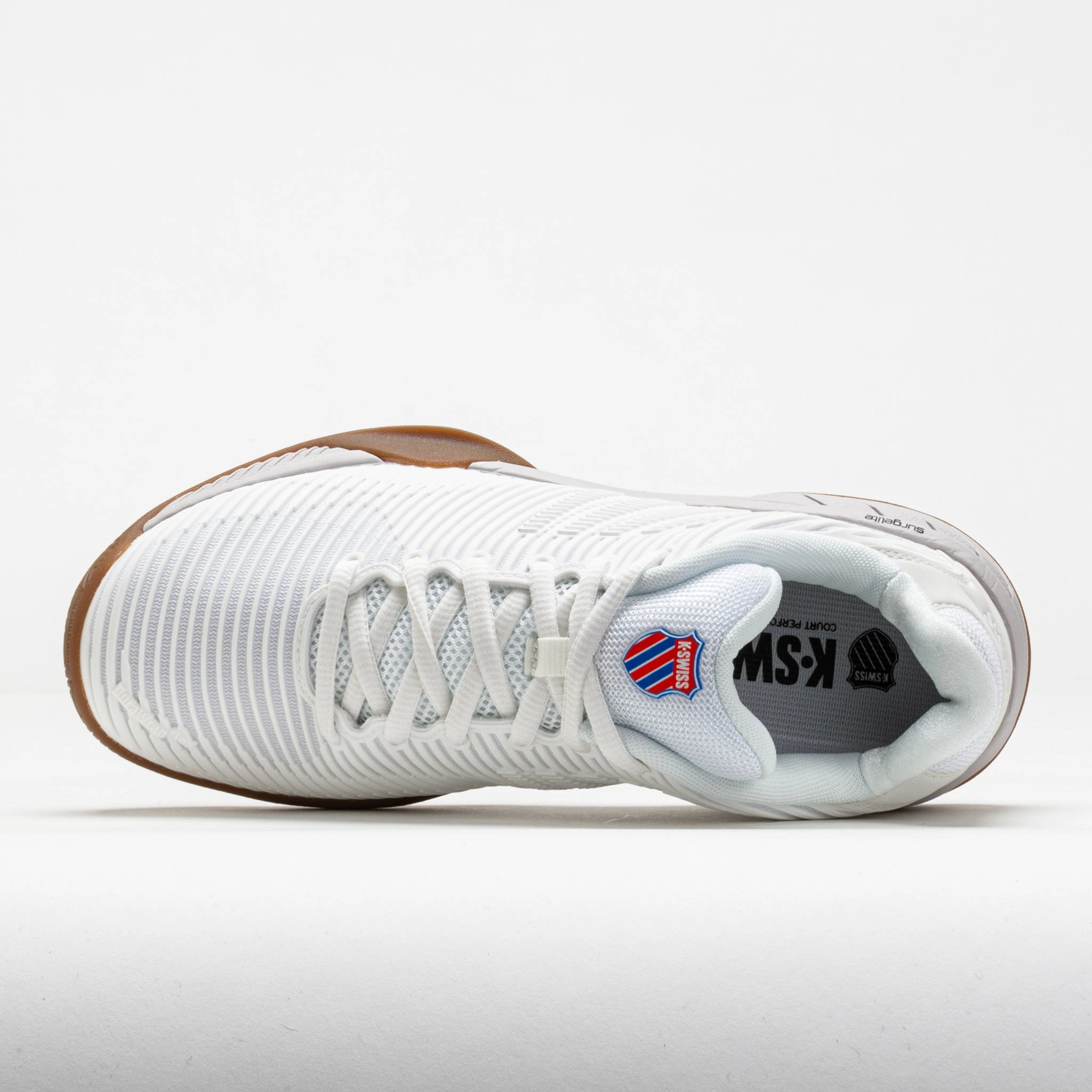 Feather Cushion K-Swiss Hypercourt Express 2 Indoor Women's Bright White/Gum