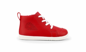 Bobux Iwalk Alley-Oop Boot - Red Fast Wear Compact Frame