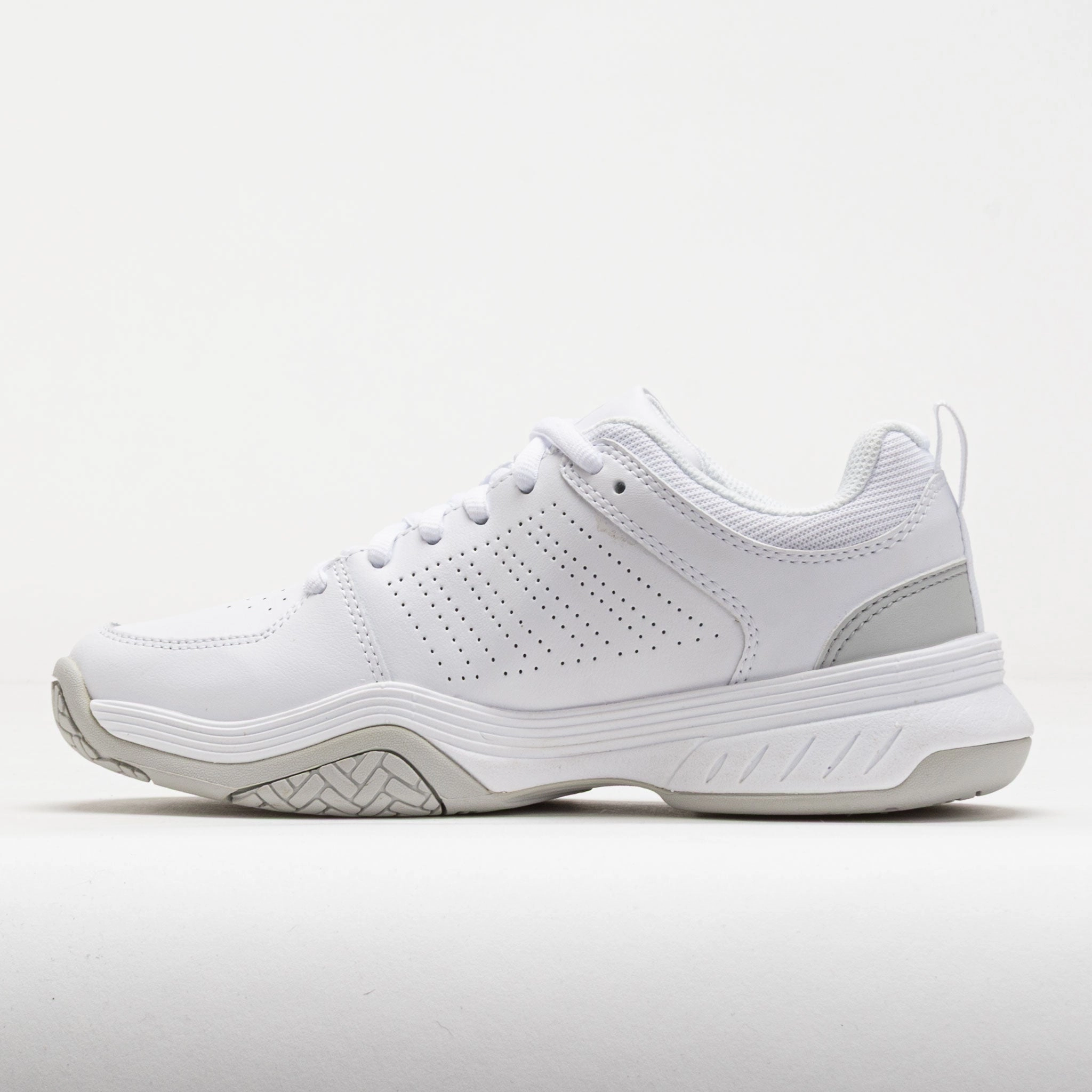 Firm Ground K-Swiss Court Express 2 Women's White/Ballad Blue/Dawn Blue