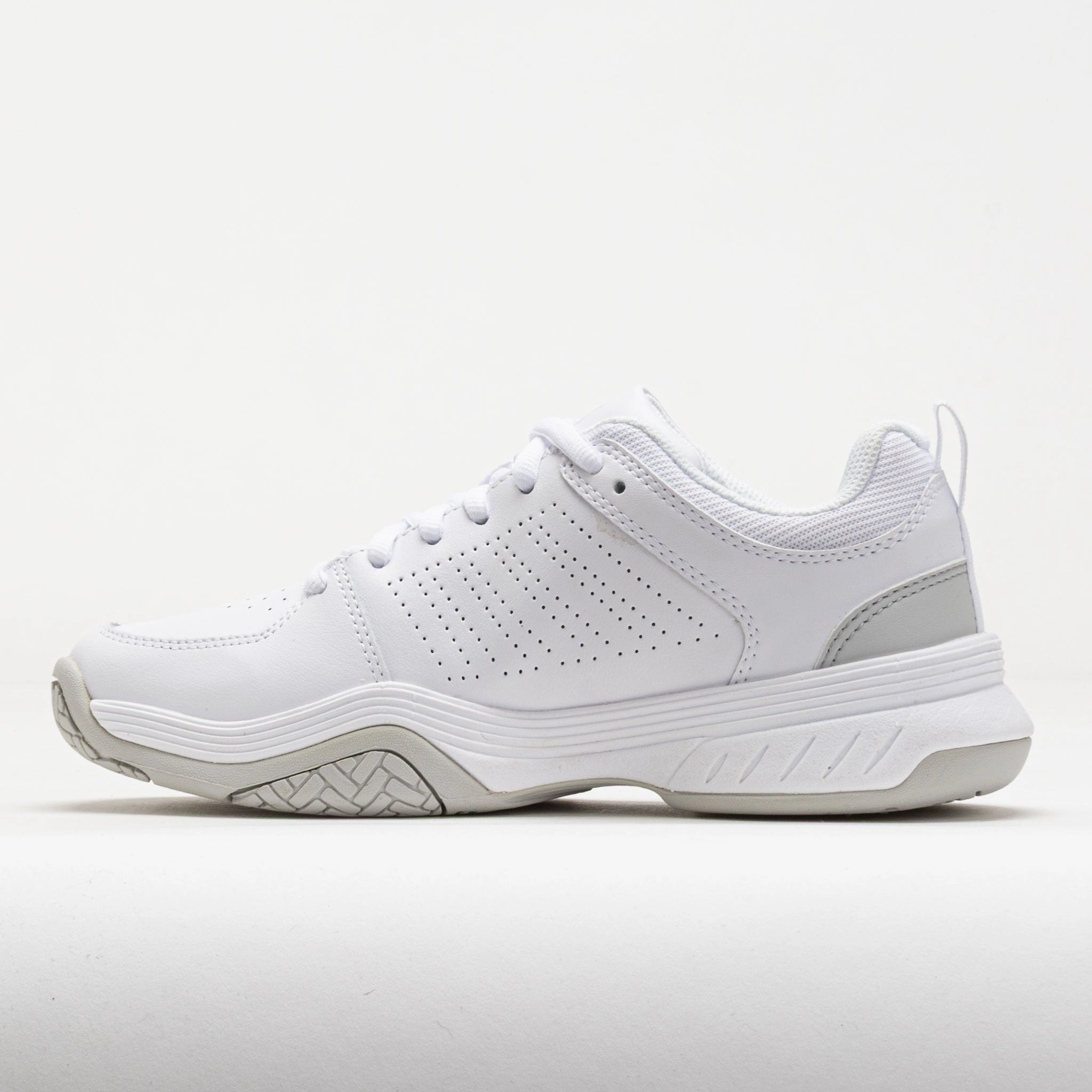 Firm Ground K-Swiss Court Express 2 Women's White/Ballad Blue/Dawn Blue