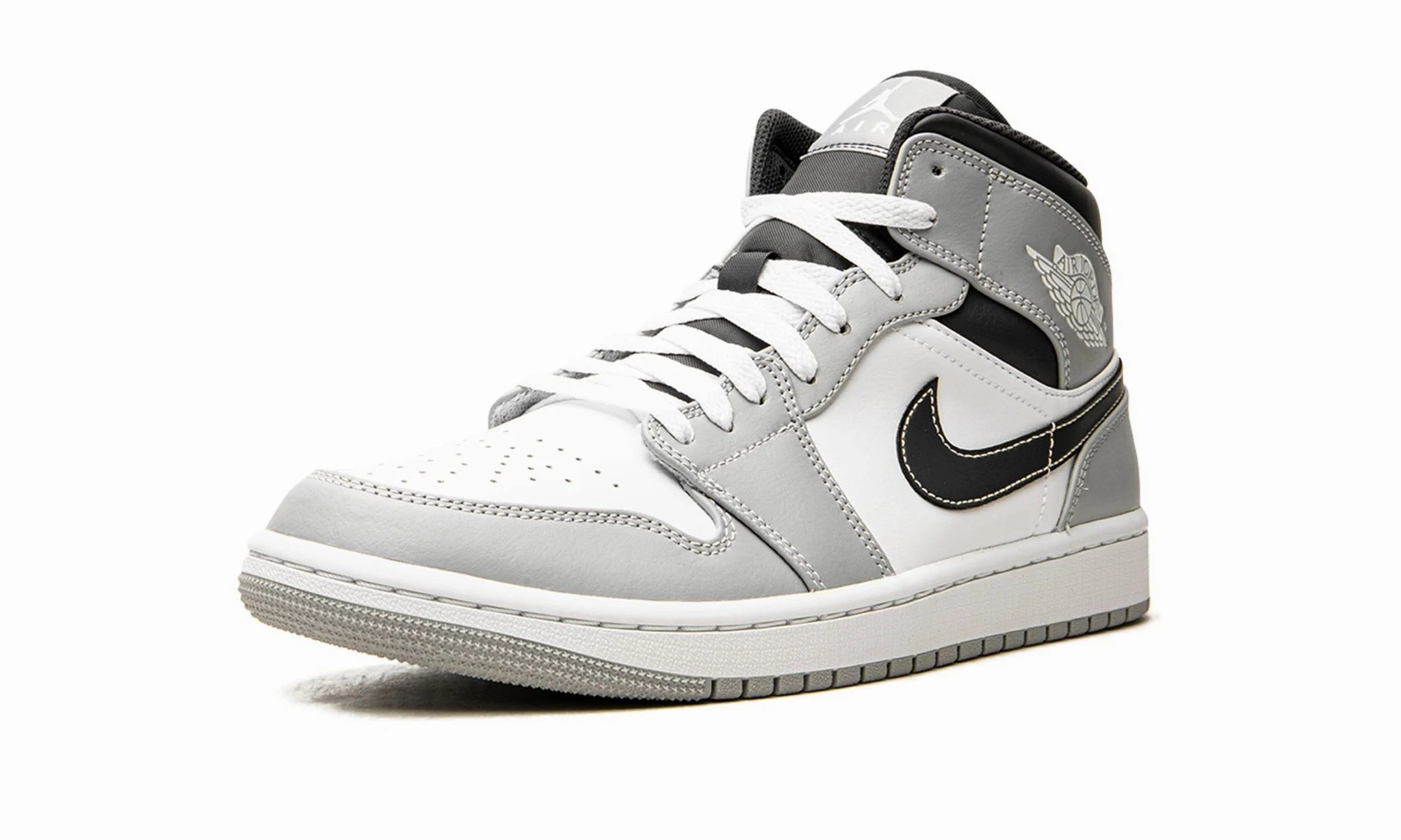 Fit Smart Air Jordan 1 Mid Anthracite/Light Smoke Grey 2.0