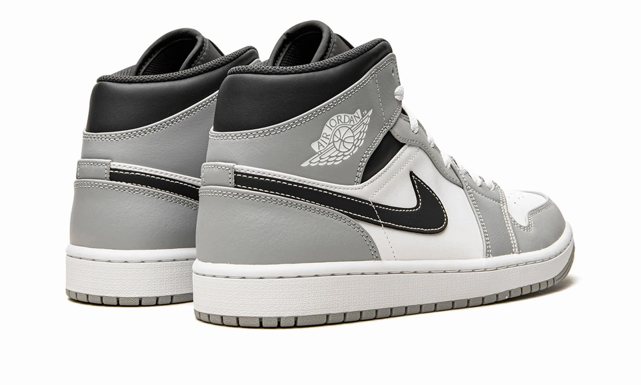 Fit Smart Air Jordan 1 Mid Anthracite/Light Smoke Grey 2.0