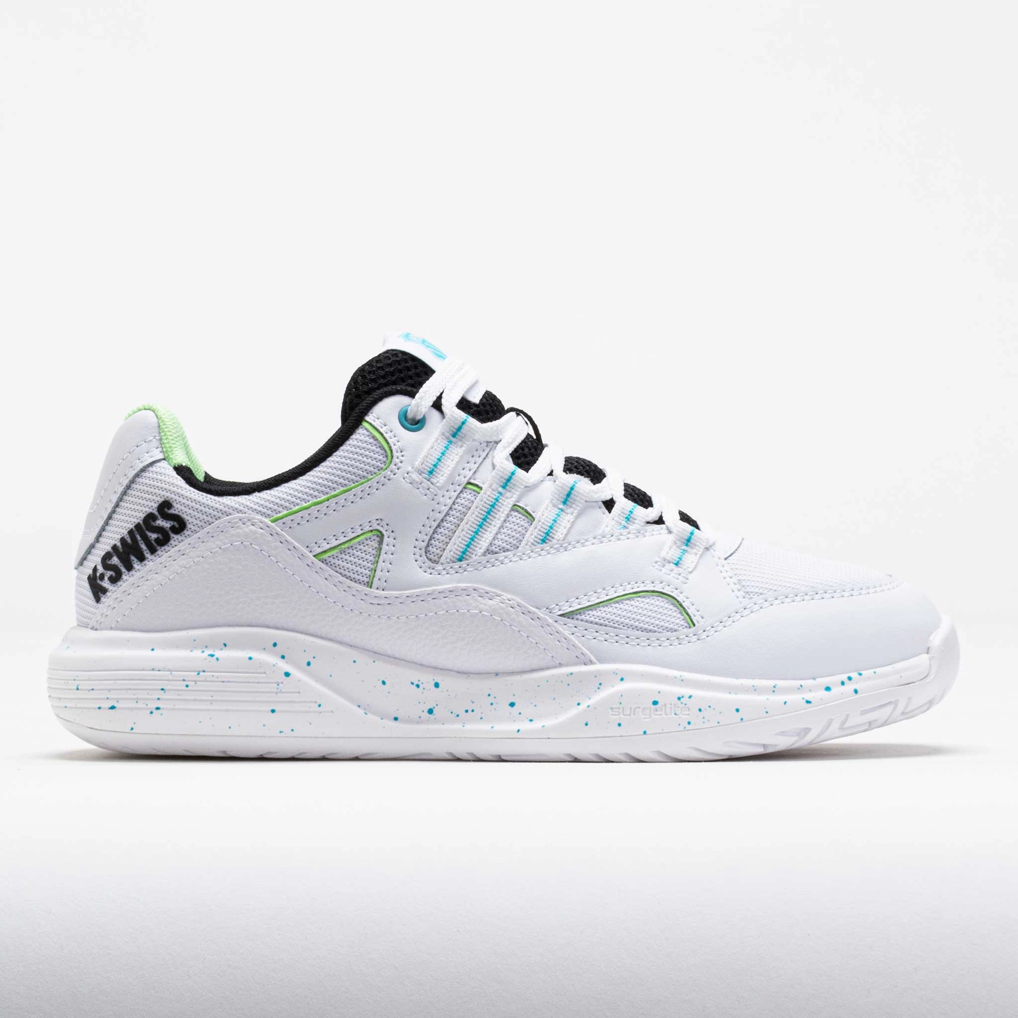 Flex groove K-Swiss Tura Team Women's White/Paradise Green/Black