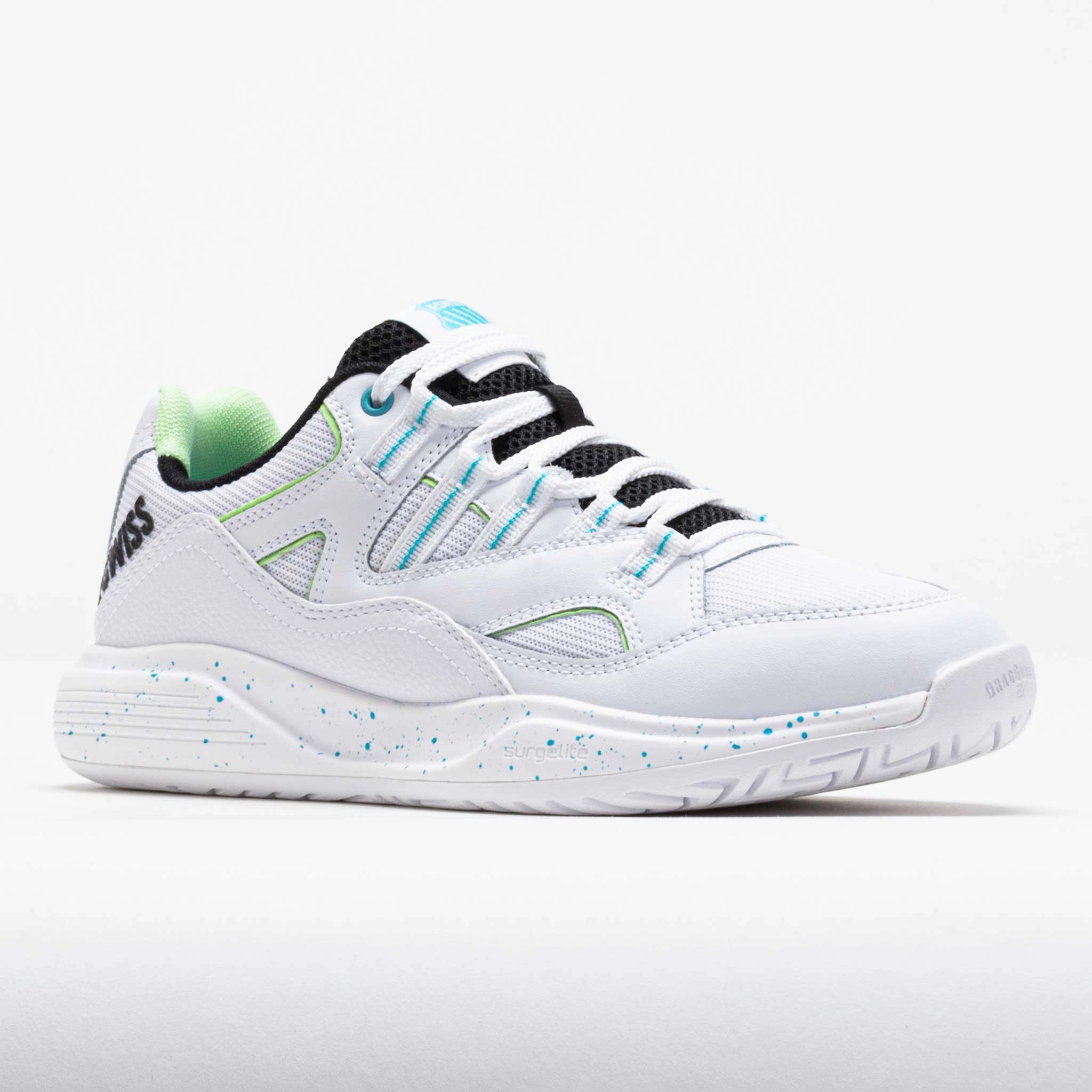 Flex groove K-Swiss Tura Team Women's White/Paradise Green/Black