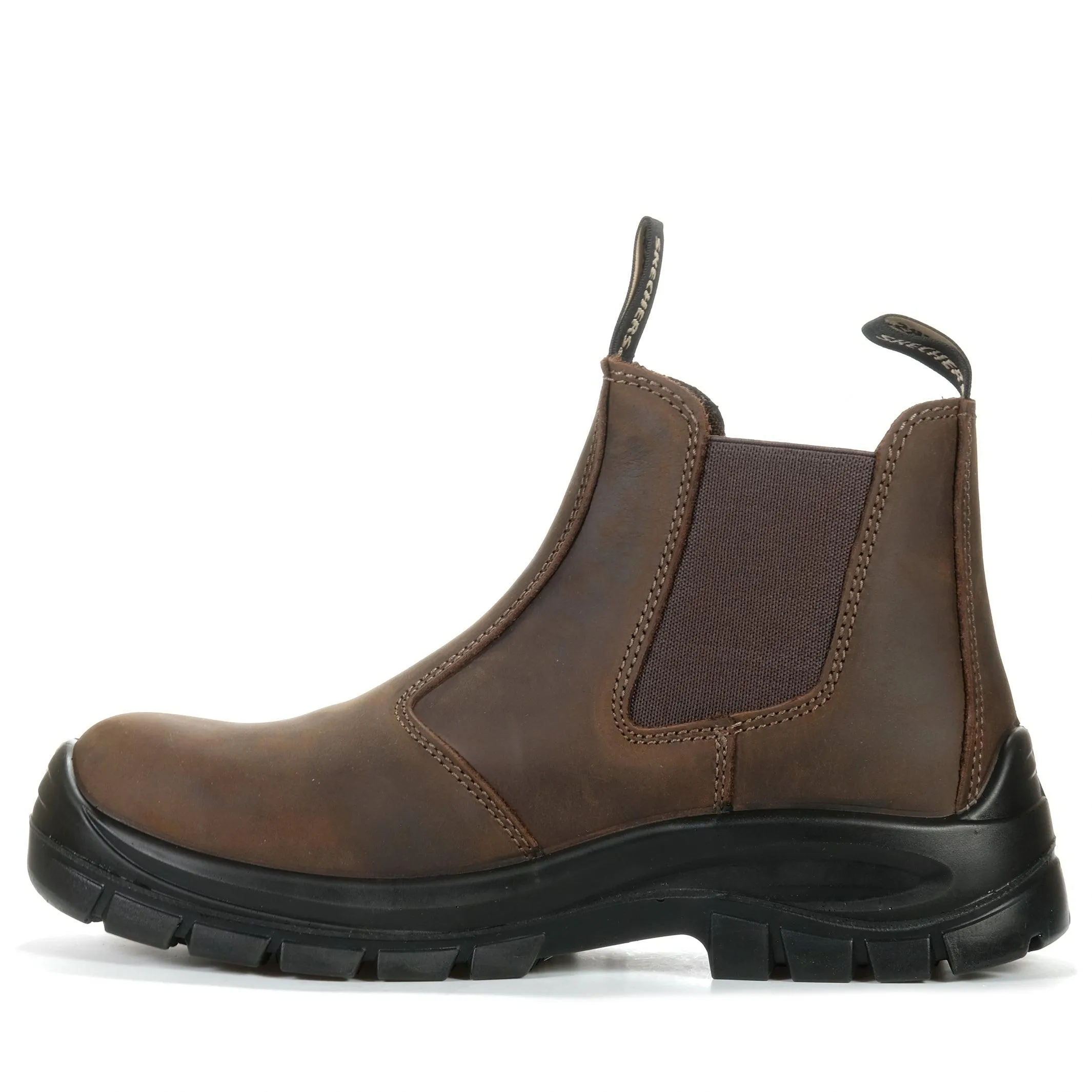 Flexible Construction Skechers SKX Work Trophus - Gidian Composite Toe Dark Brown