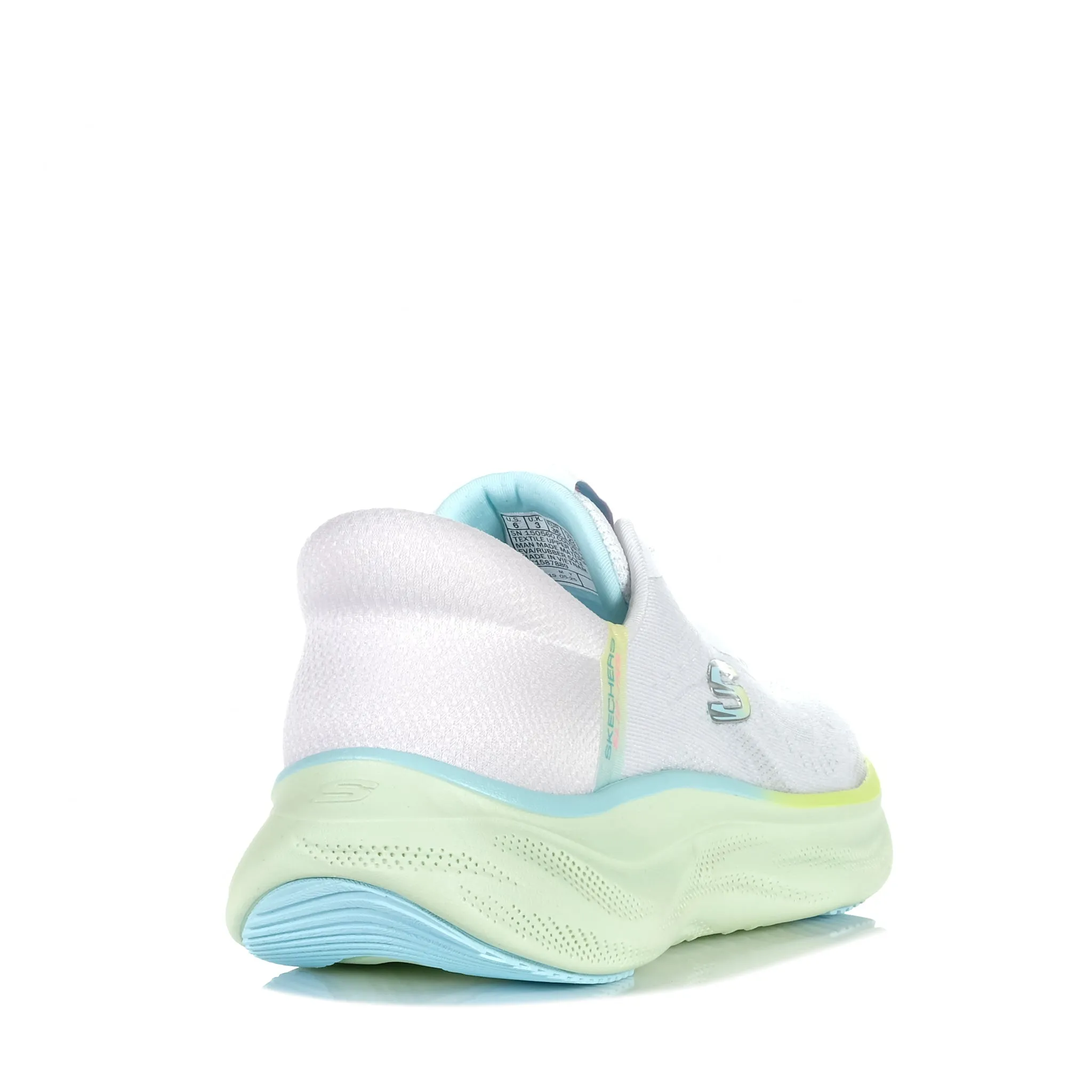 Flexible Sole Tech Skechers Slip-Ins: Skech Cloud - Perfectly Plush Light Grey/Mult