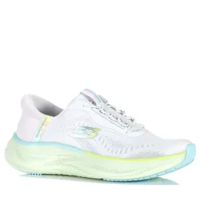 Skechers Slip-Ins: Skech Cloud - Perfectly Plush Light Grey/Mult Speedy Fit Neutral Tone