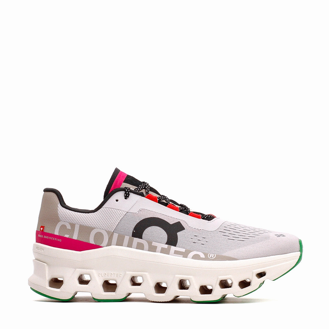 Flexible Step Glide-In ON Women Cloudmonster Silver Ivory Core 61.97652