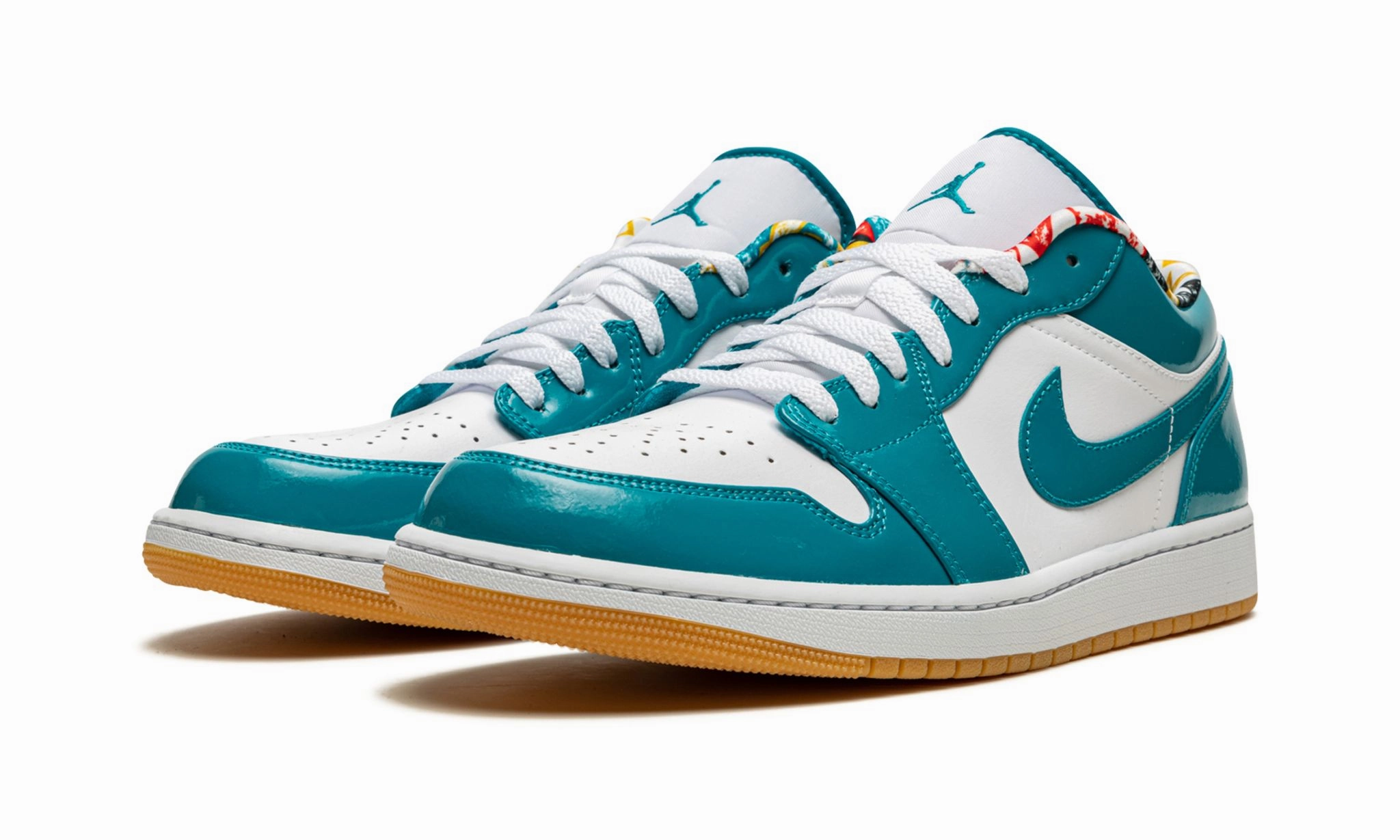 Flexible Step-In Comfort Air Jordan 1 Low Barcelona Cyber Teal