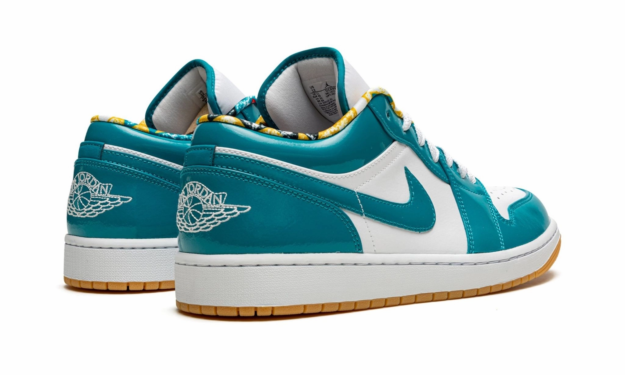 Flexible Step-In Comfort Air Jordan 1 Low Barcelona Cyber Teal