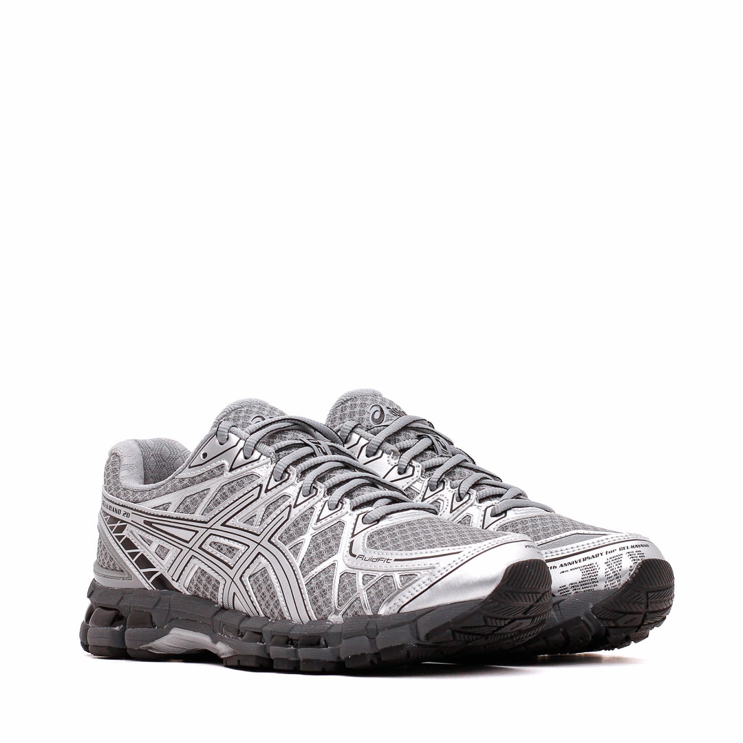 Flexible Step-On Asics Unisex Gel-Kayano 20 Gravel Pure Silver Core 1203A388-020