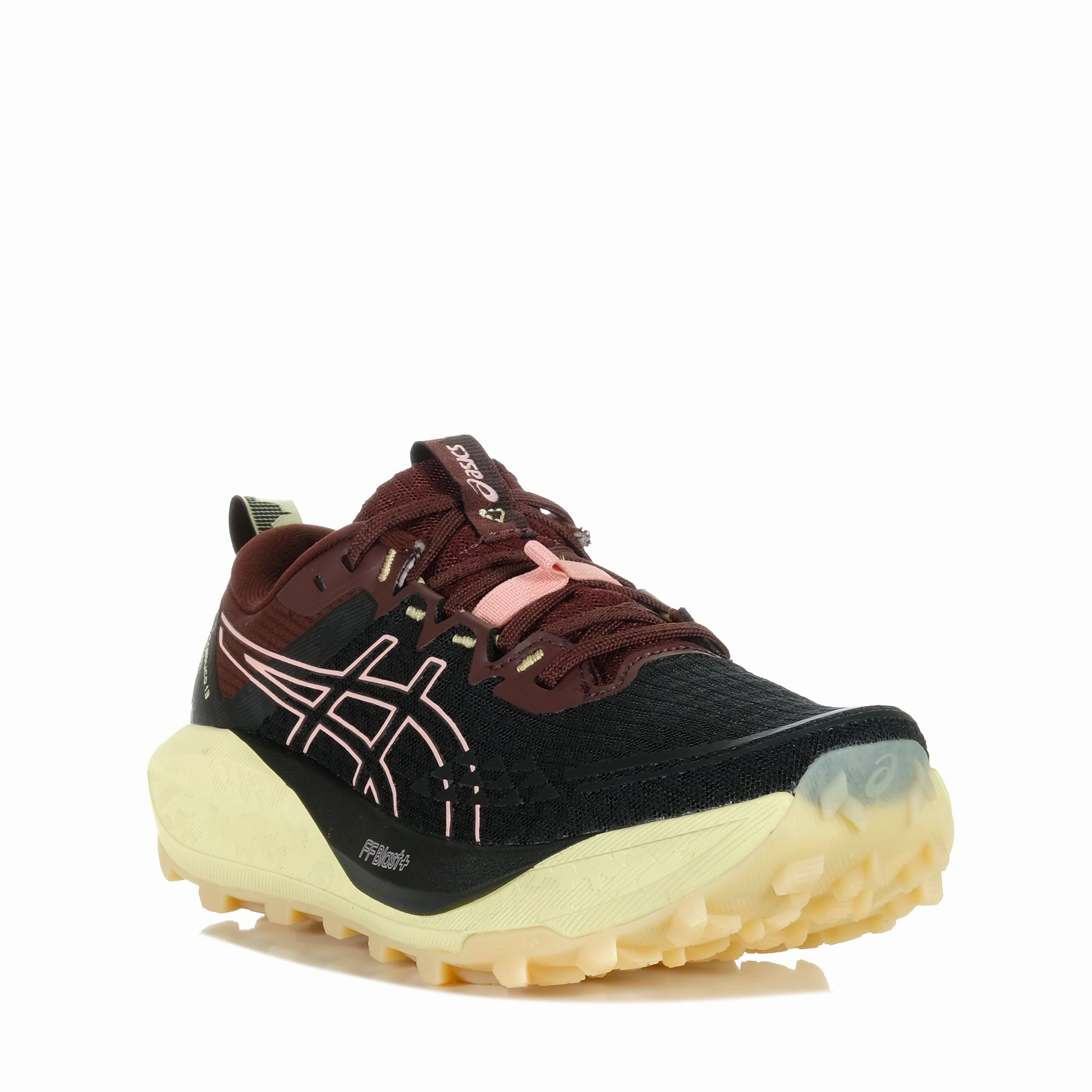 Flexible Toe Movement Asics Trabuco 13 Womens Black/Wild Blossom