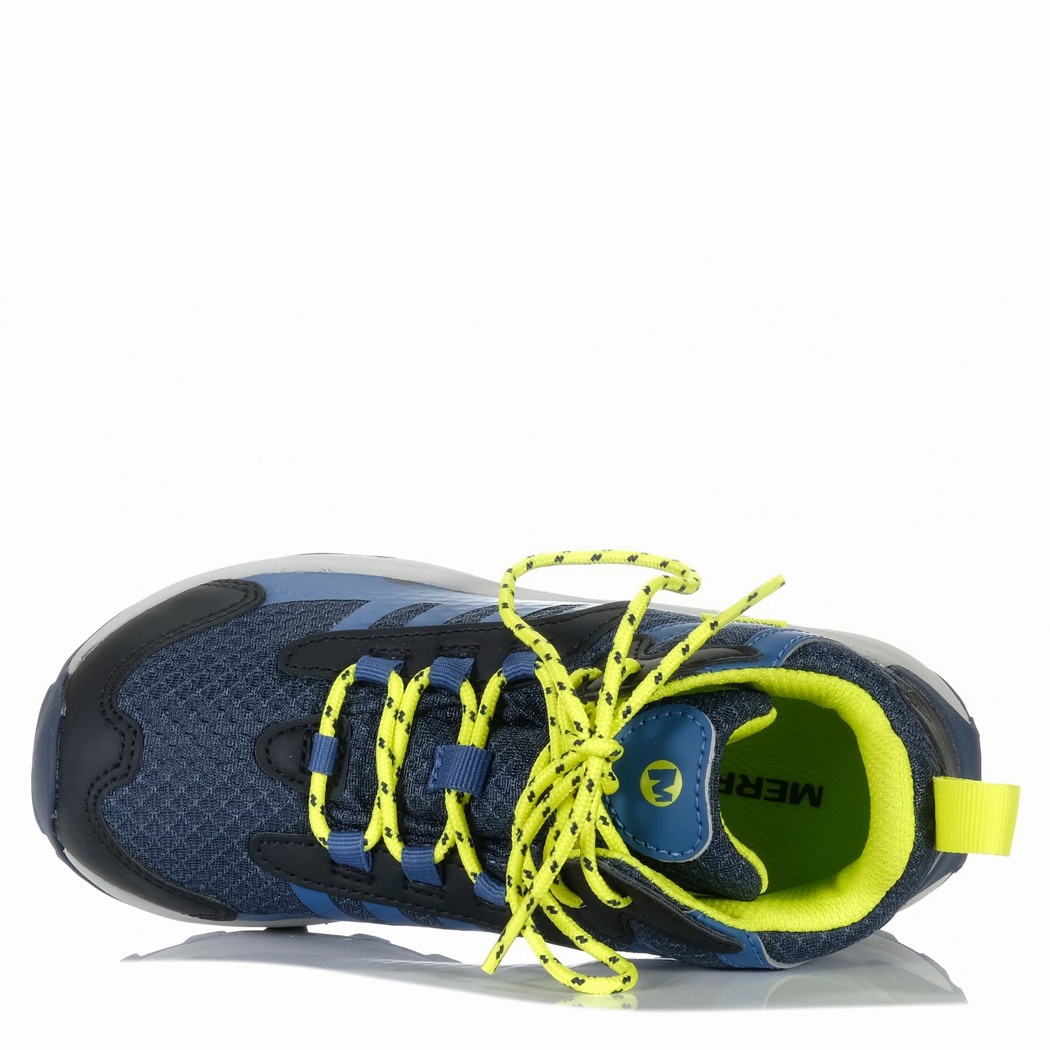 foldable Merrell Moab Speed 2 Mid Waterproof Navy/Hi Viz