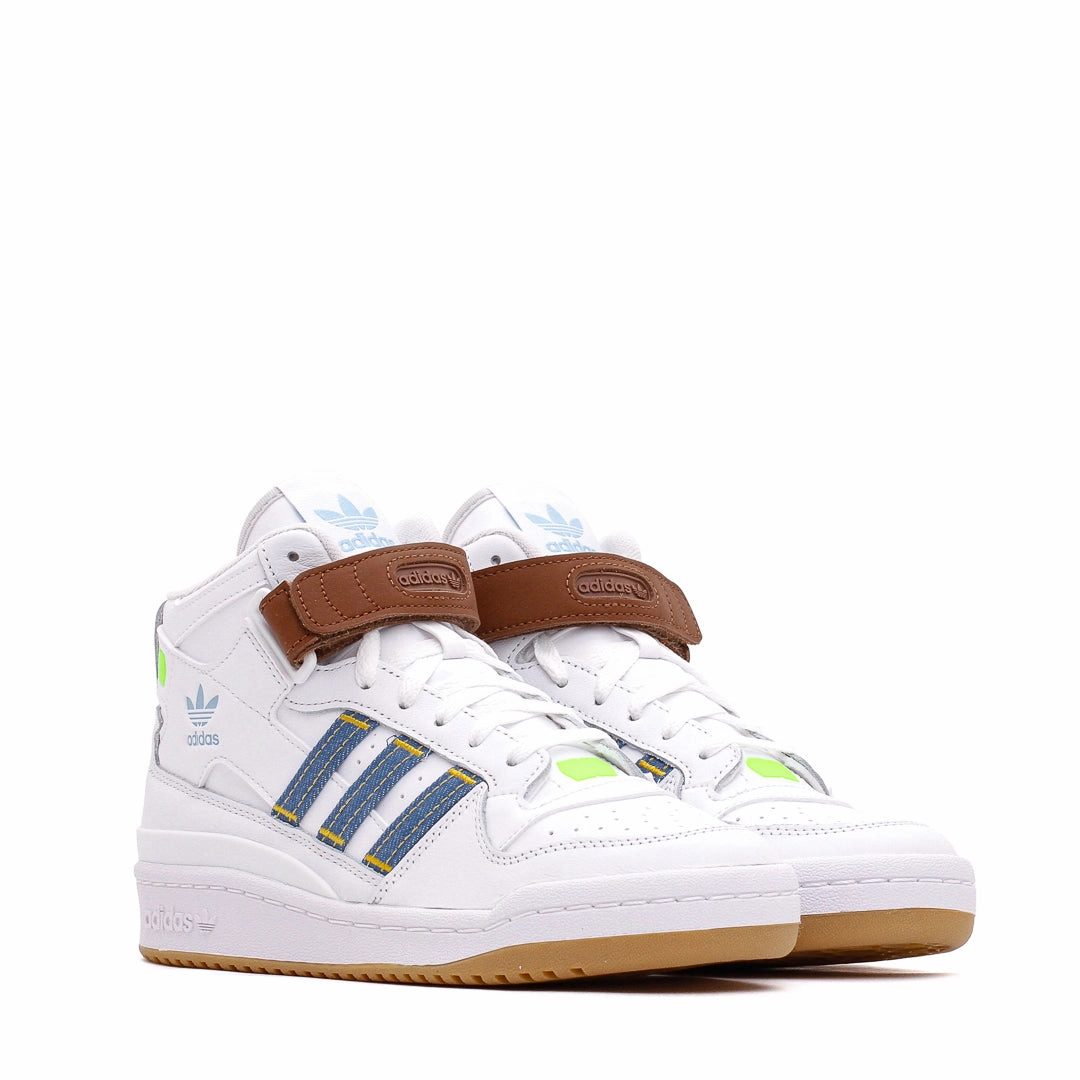 Foot Light Adidas Originals Women Forum Mid x KSENIASCHNAIDER White IF7714