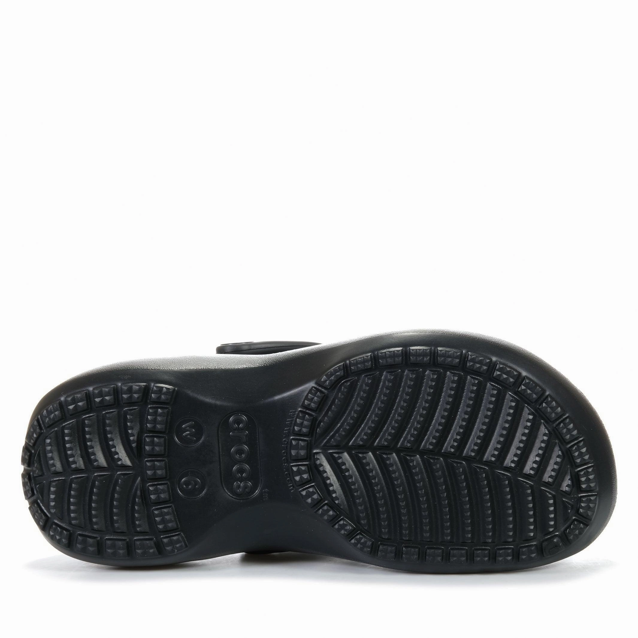 Foot Space Crocs Platform Clog Black