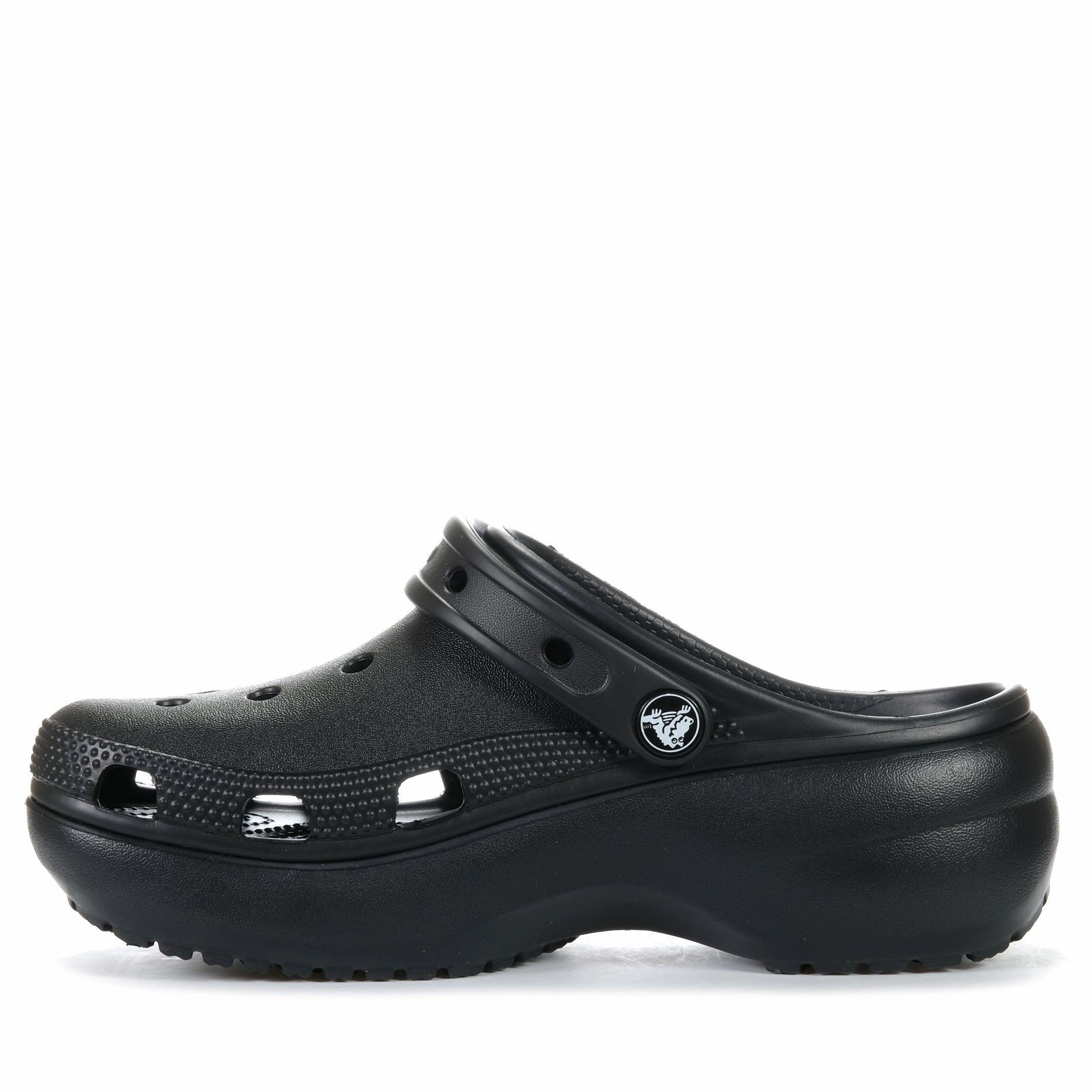 Foot Space Crocs Platform Clog Black