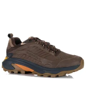 mental health running shoe benefit nylon plate Merrell Moab Speed 2 Leather Waterproof Mole
