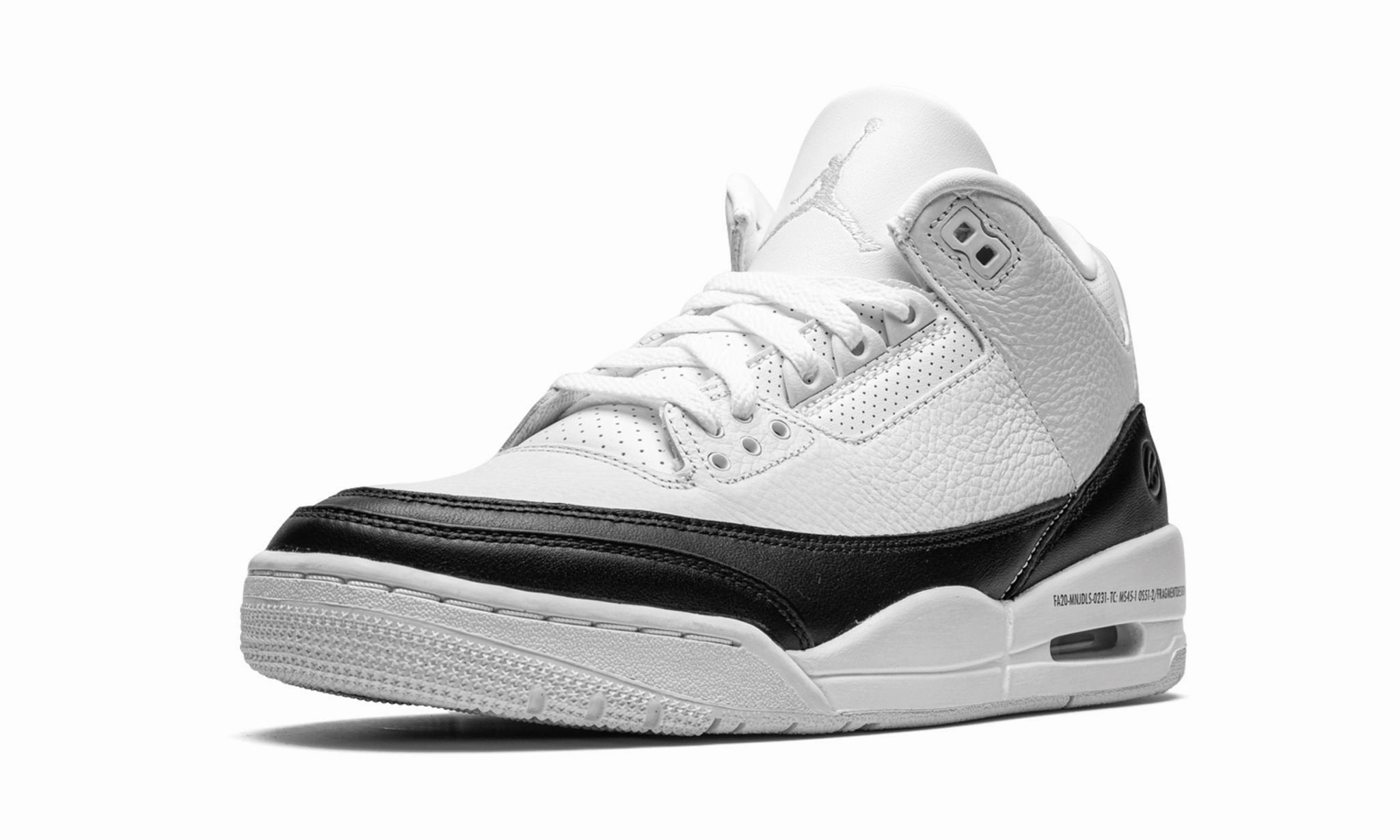 Fragment Design X Air Jordan 3 Retro Sp White Lightweight shell body