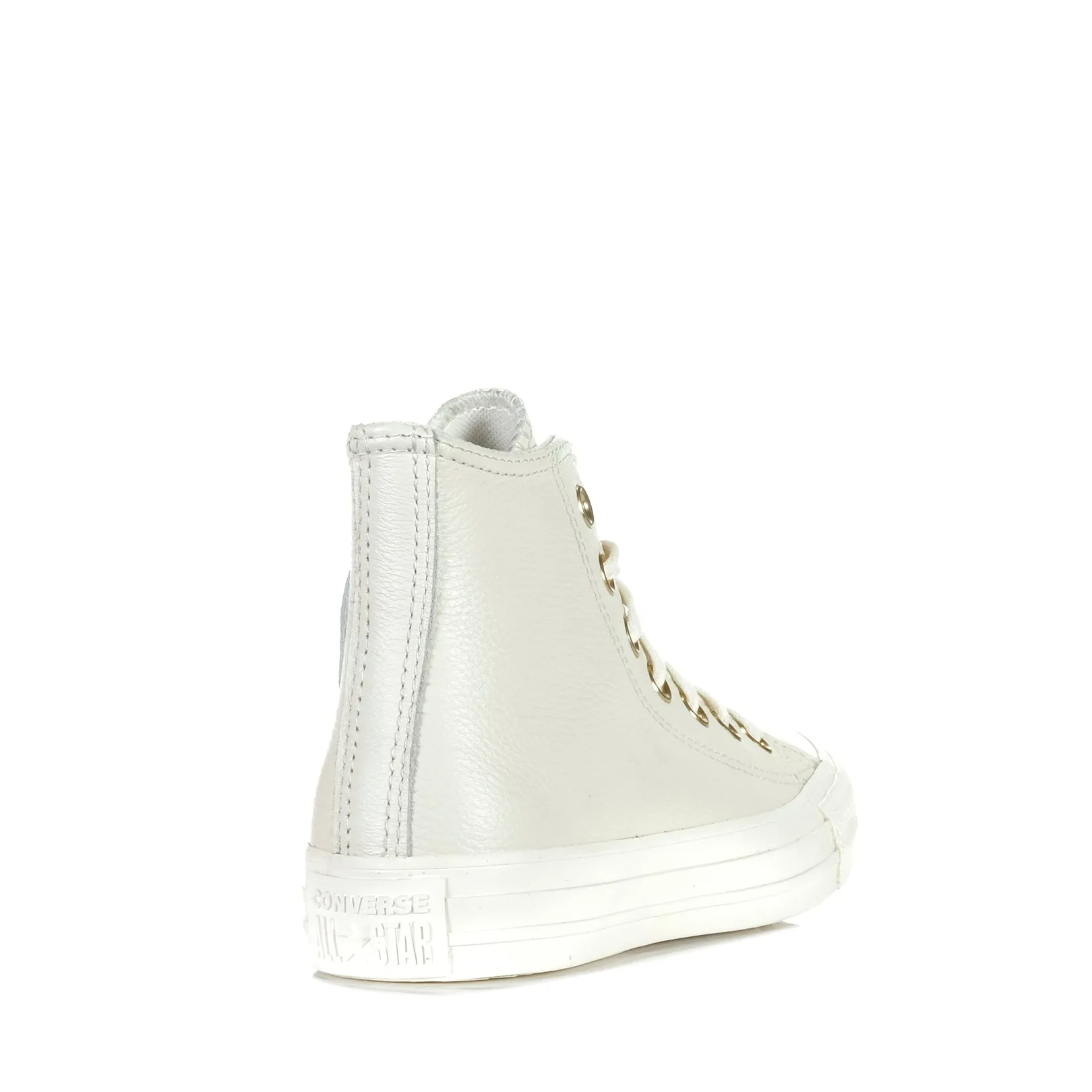 Freedom Step Cushion Converse Chuck Taylor All Star Leather High Top Egret Mono