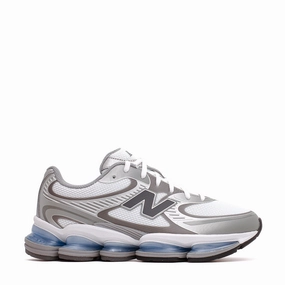 New Balance Unisex Abzorb 2000 White Silver Metallic Core U2000AA Fit Daily