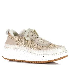 Gelato Stella Gold Thatch Supportive Heel