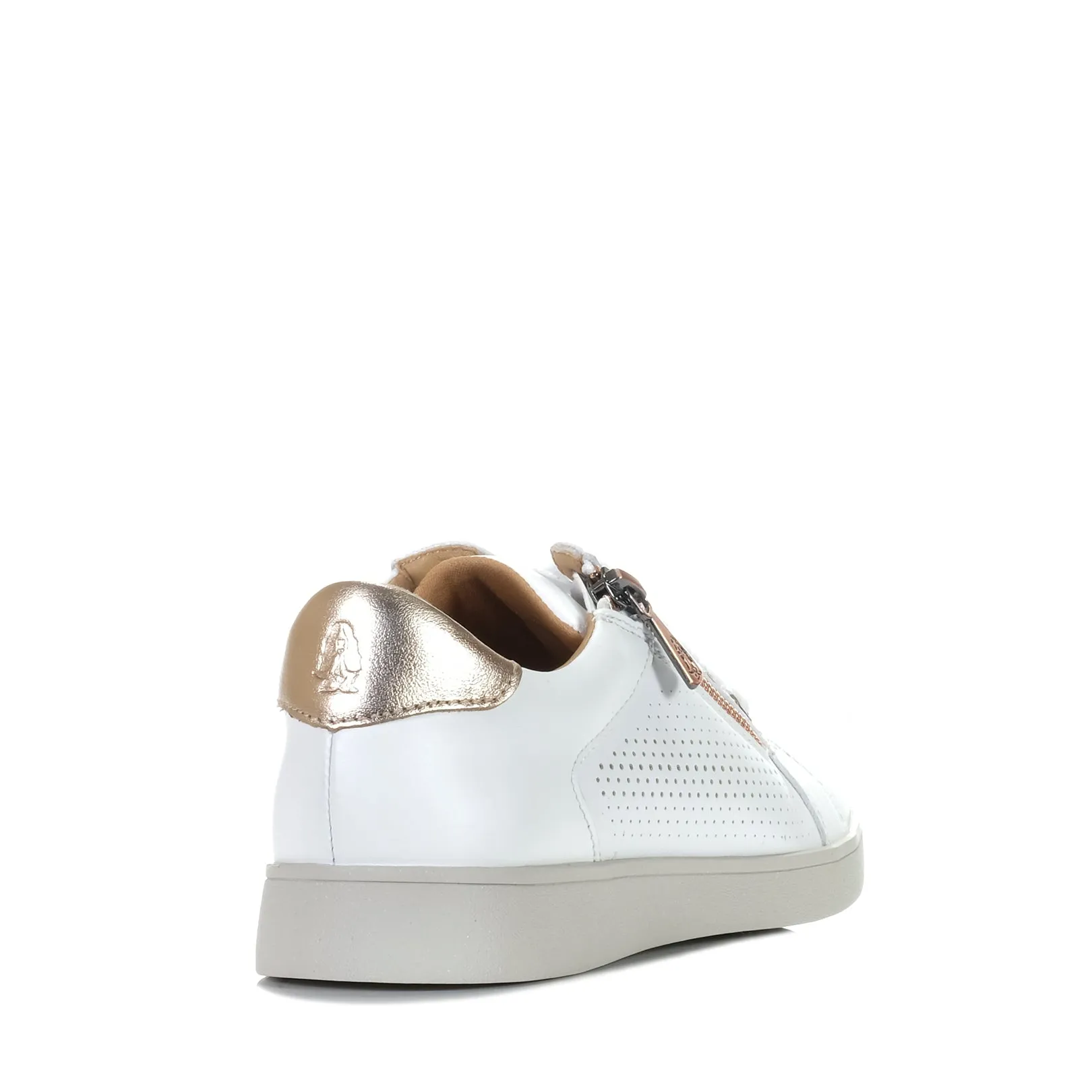 Glam stability Hush Puppies Mimosa Perf White/Copper