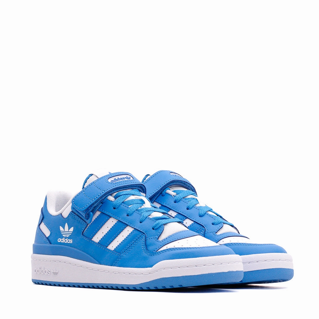 Go Lightly Adidas Originals Men Forum Low White Blue GX7071