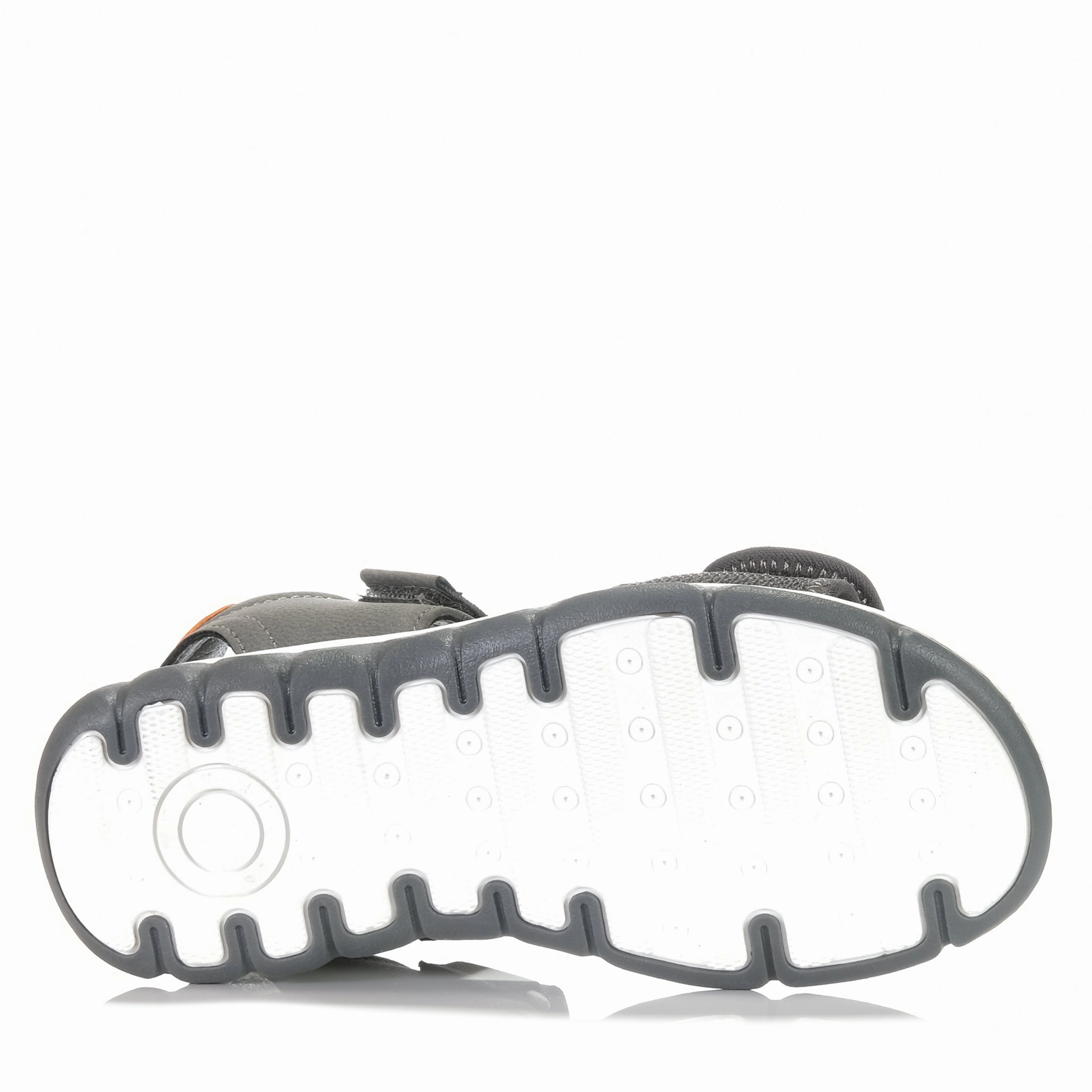 Grosby Elijah Grey/Orange Ultra-Comfortable Sandals