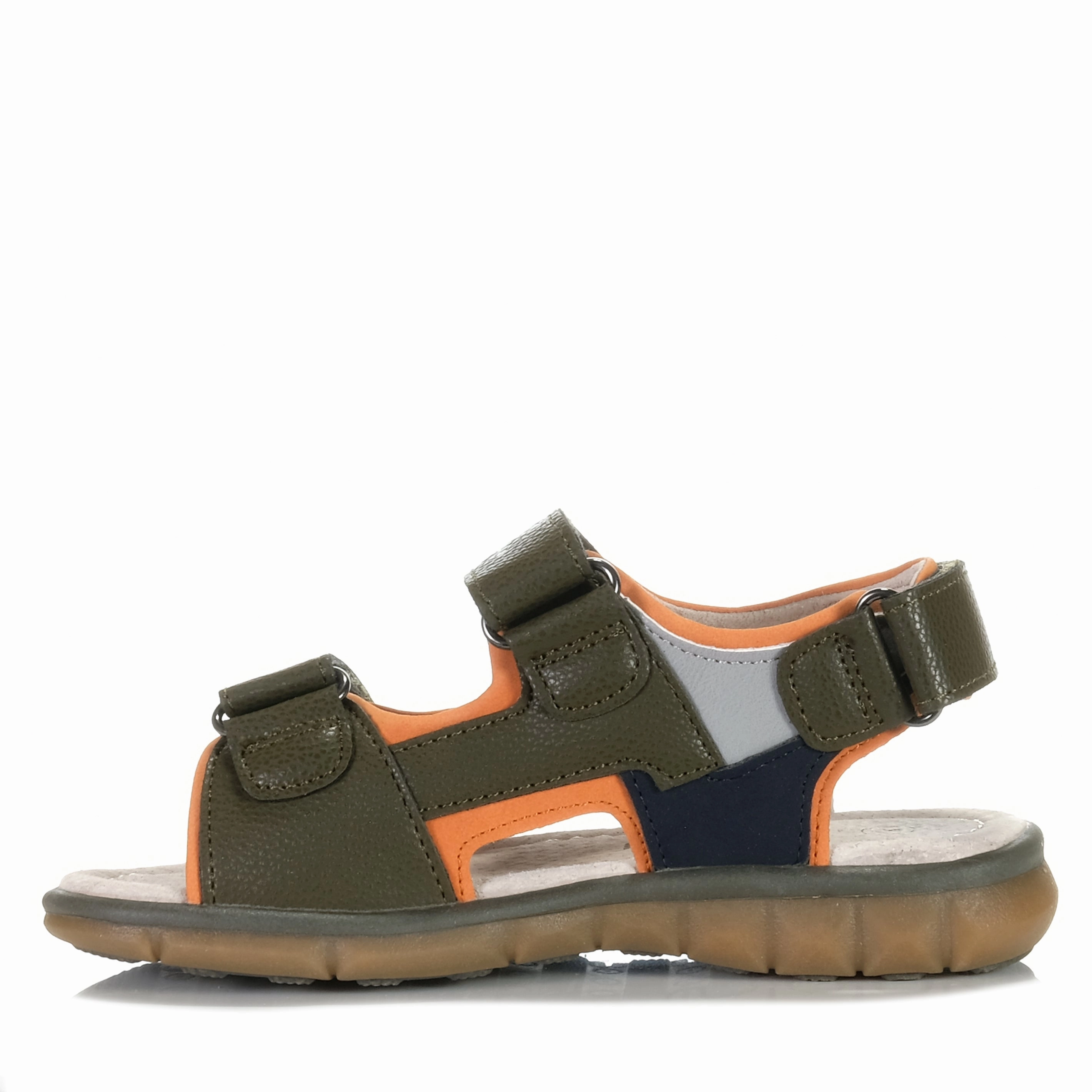 Grosby Greyson Khaki/Orange Travel-Ready
