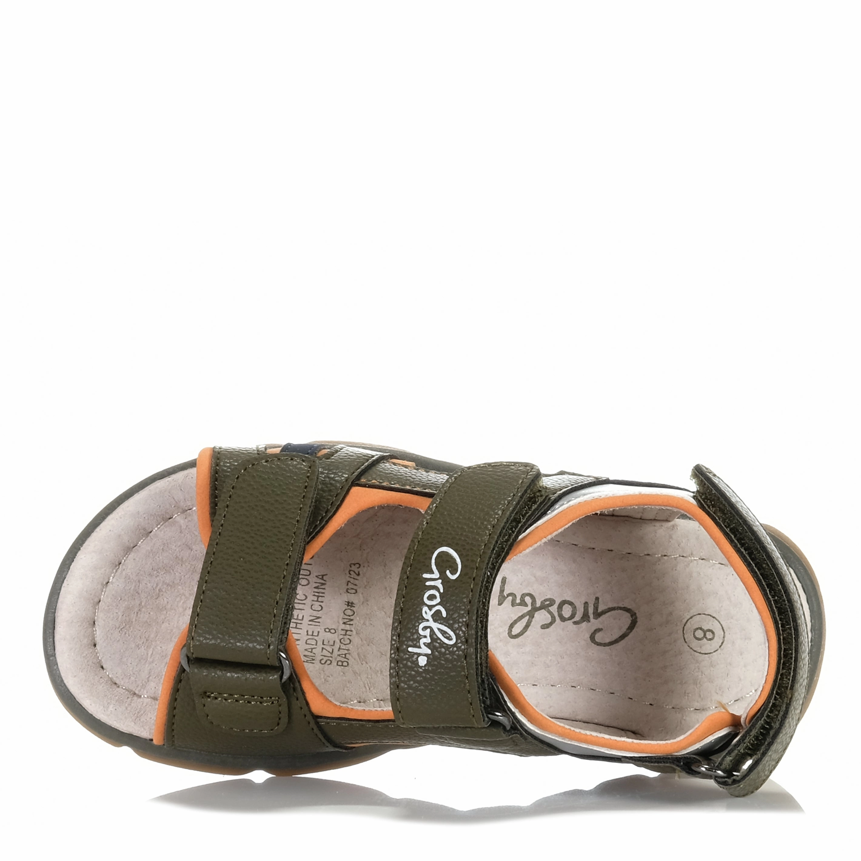 Grosby Greyson Khaki/Orange Travel-Ready
