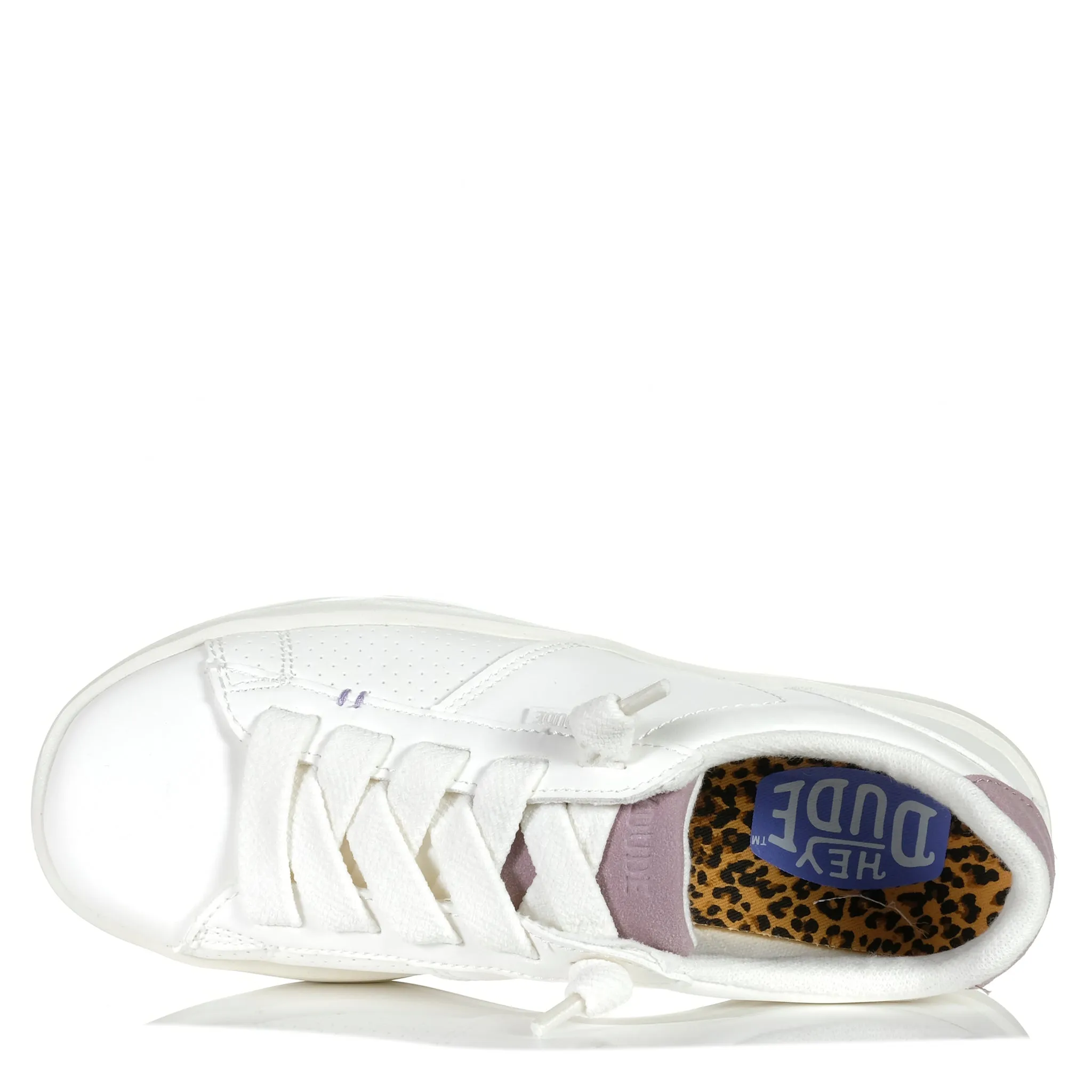 Hey Dude Womens Karina Duo Classic White Soft cushion