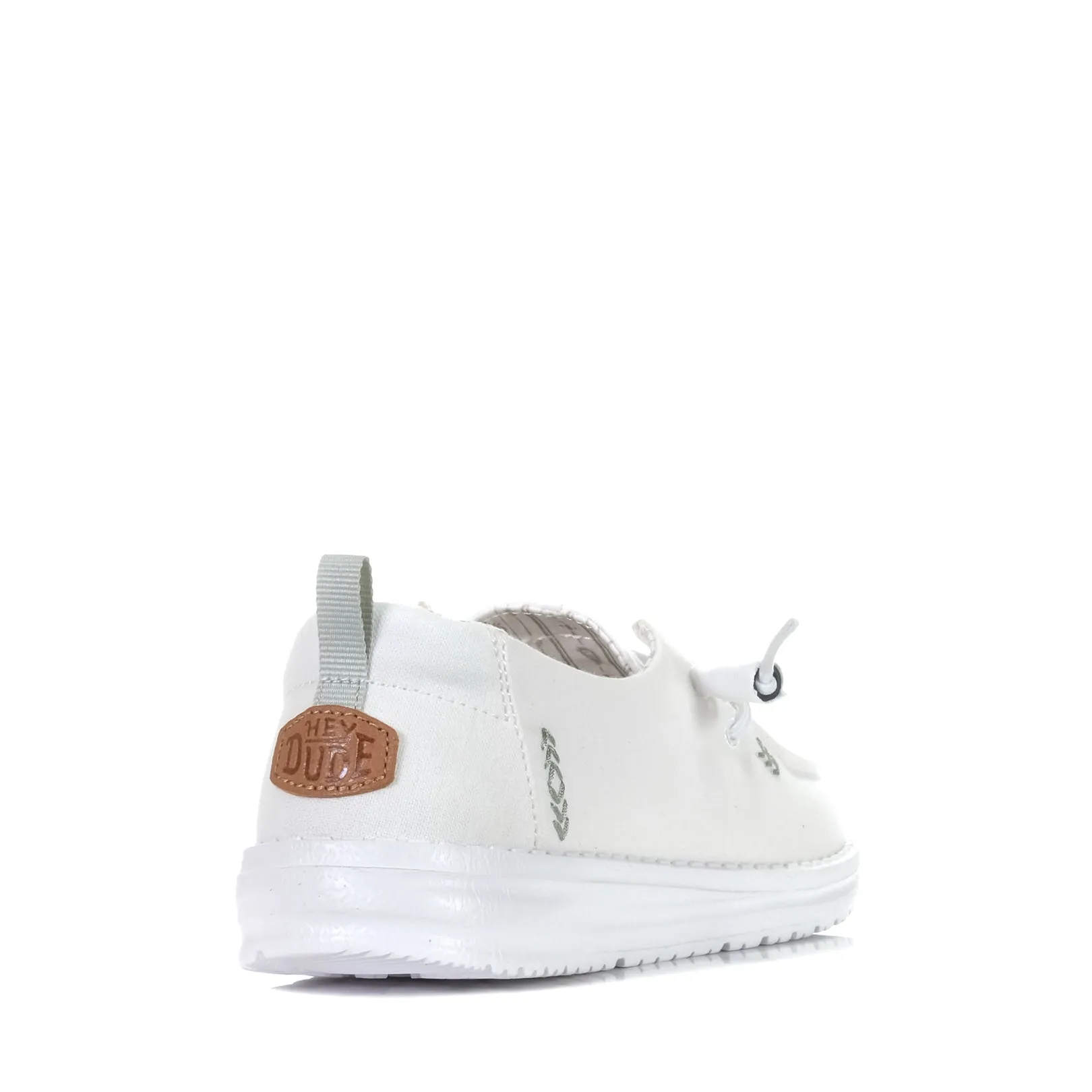 Hey Dude Womens Wendy Chambray Bright White Chic Elegance