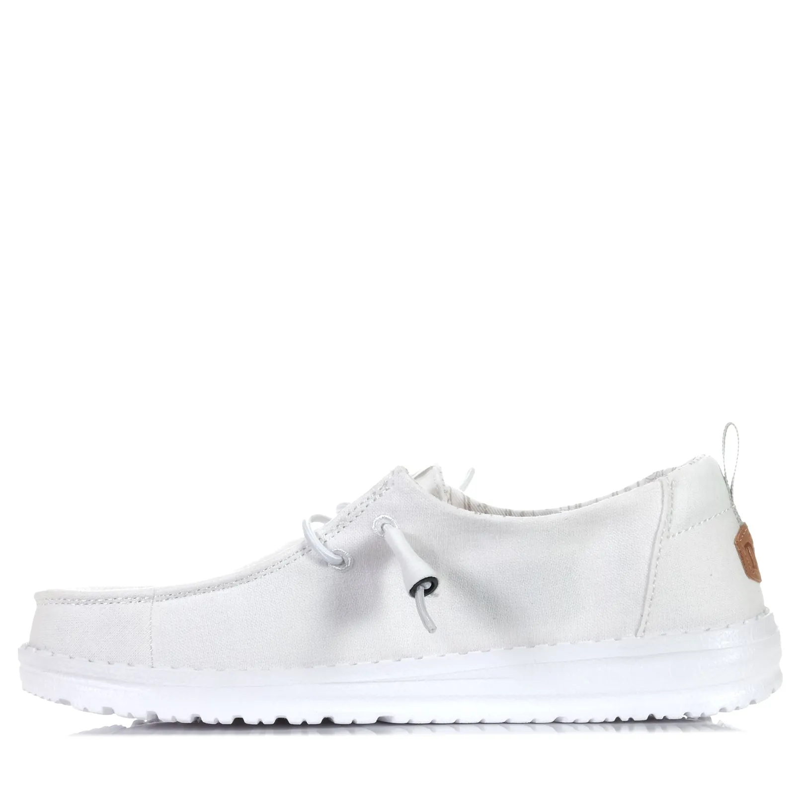 Hey Dude Womens Wendy Chambray Bright White Chic Elegance