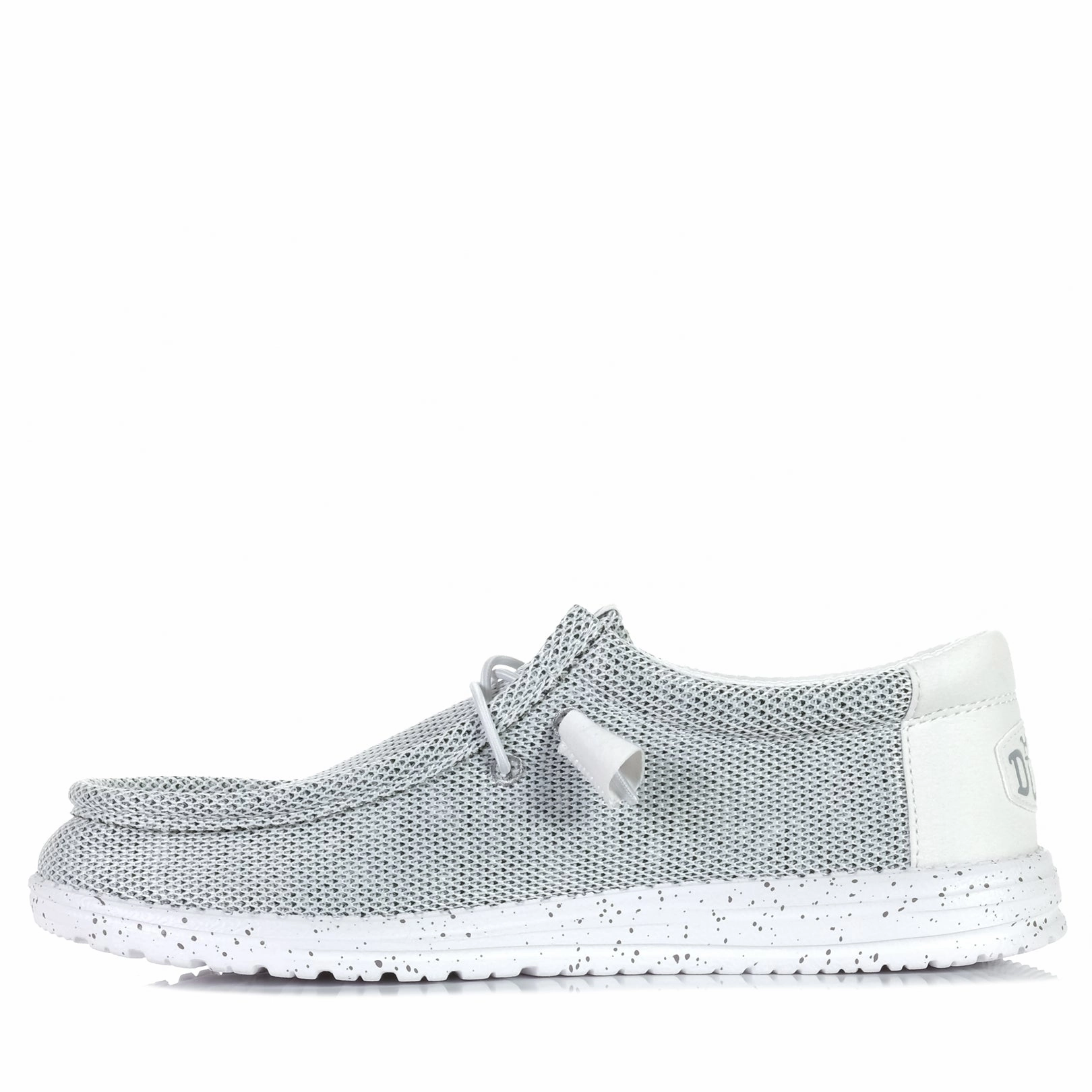 Hey Dude Mens Wally Sox Stone White Rapid Fit