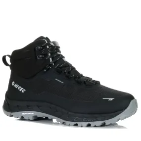 Hi-Tec Altitude Lite Mid Waterproof Black/Grey buckle closure shoes cross - training running shoes