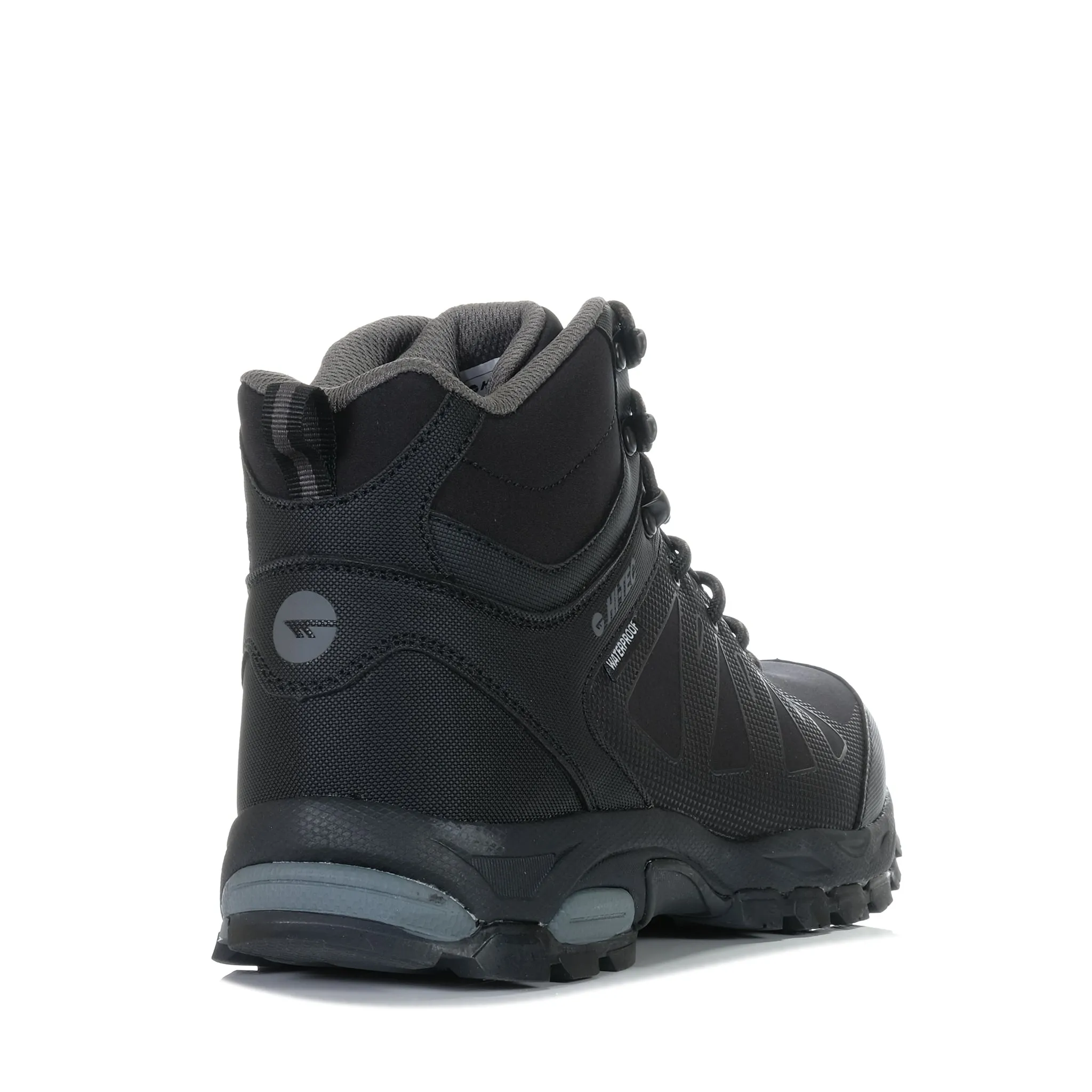Hi-Tec Raven Mid Waterproof Black/Charcoal Waterproof Option