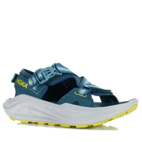 Hoka Infini Hike TC (D) Blue Twilight/Pea Green recycled material shoes