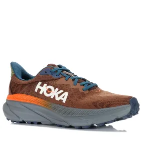 Hoka Challenger ATR 7 (D) Mineral Brown/Asteroid high - jump shoes