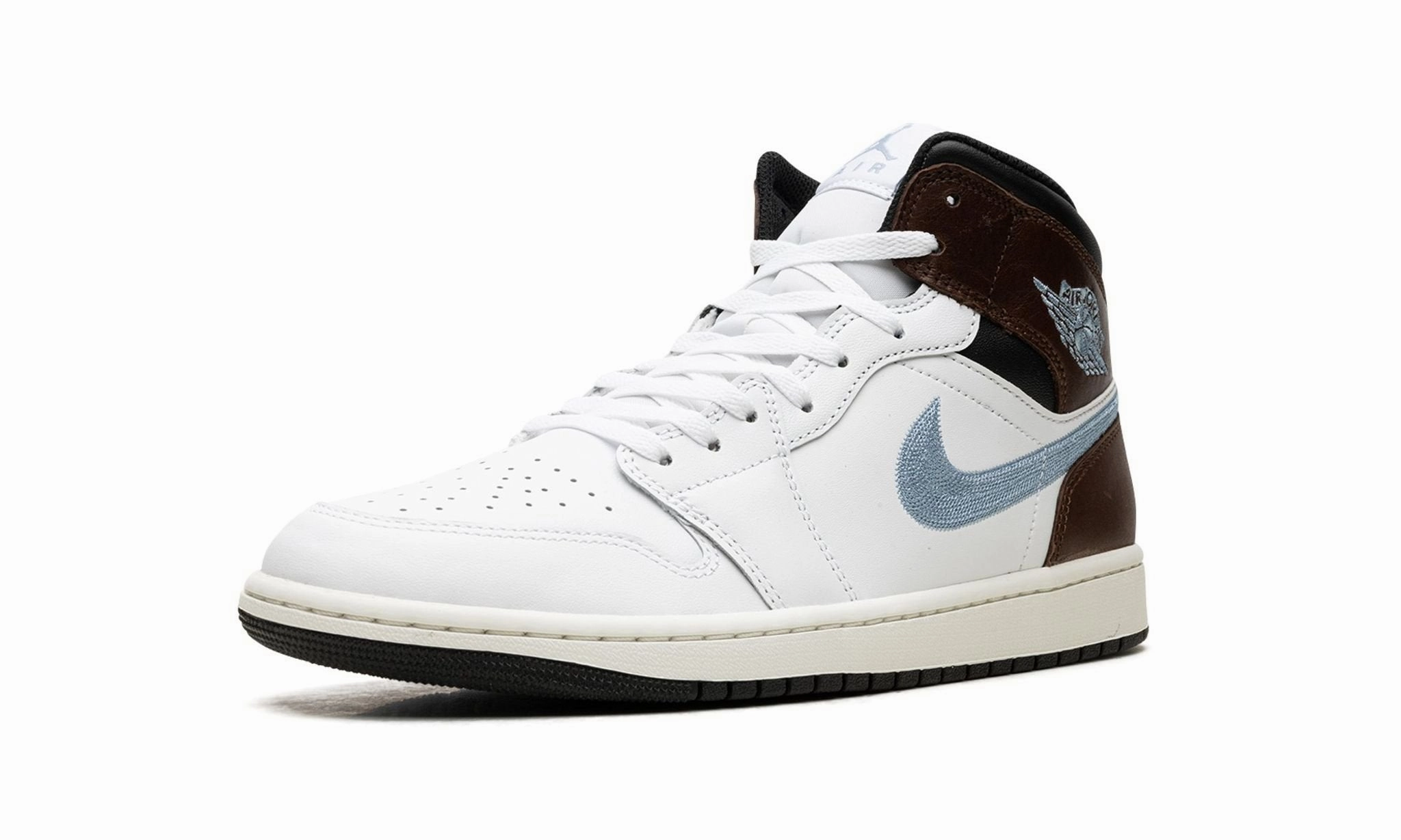 high-end Air Jordan 1 Retro Mid SE 'Brown Blue Grey'
