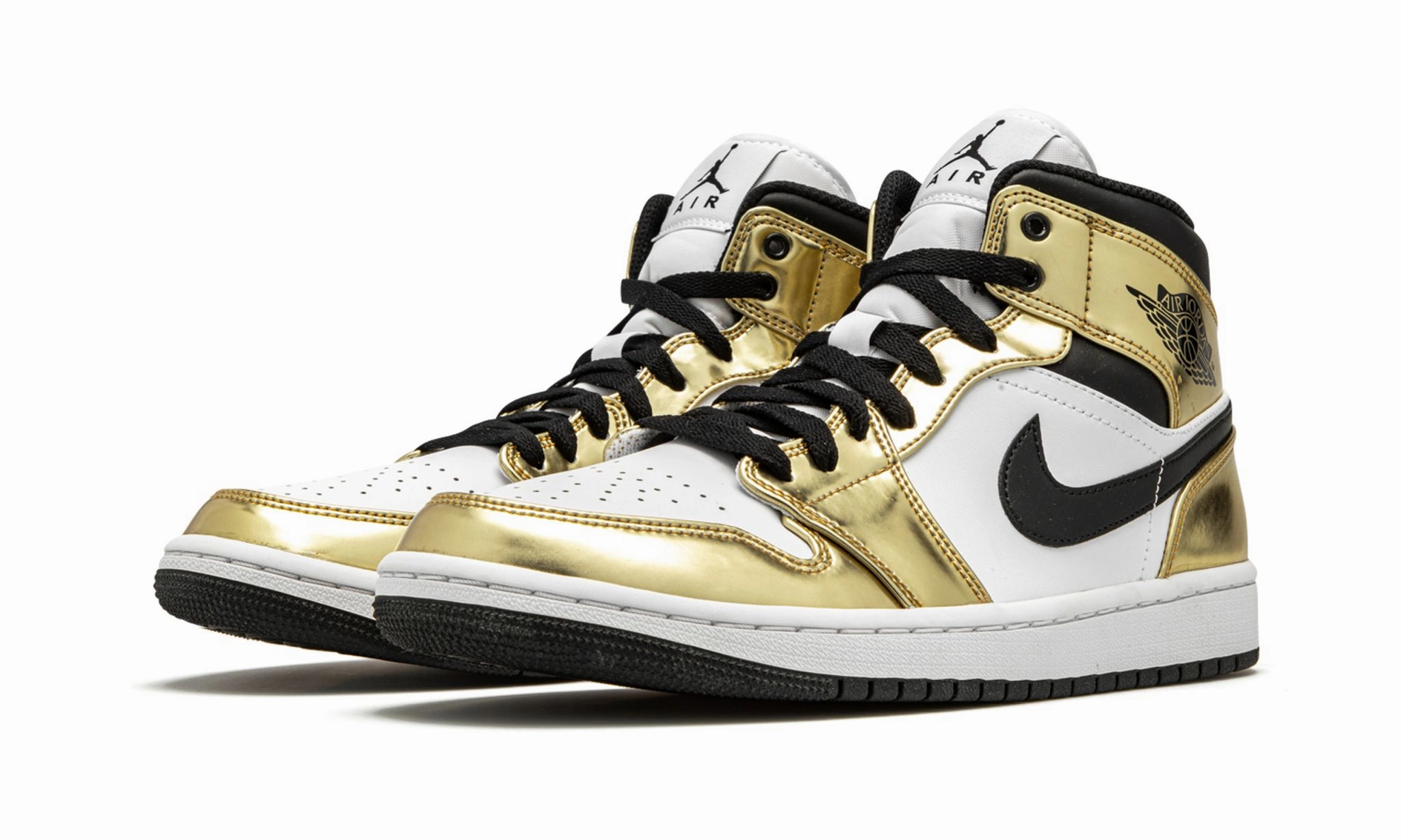 High-end appeal Air Jordan 1 Mid SE Metallic Gold