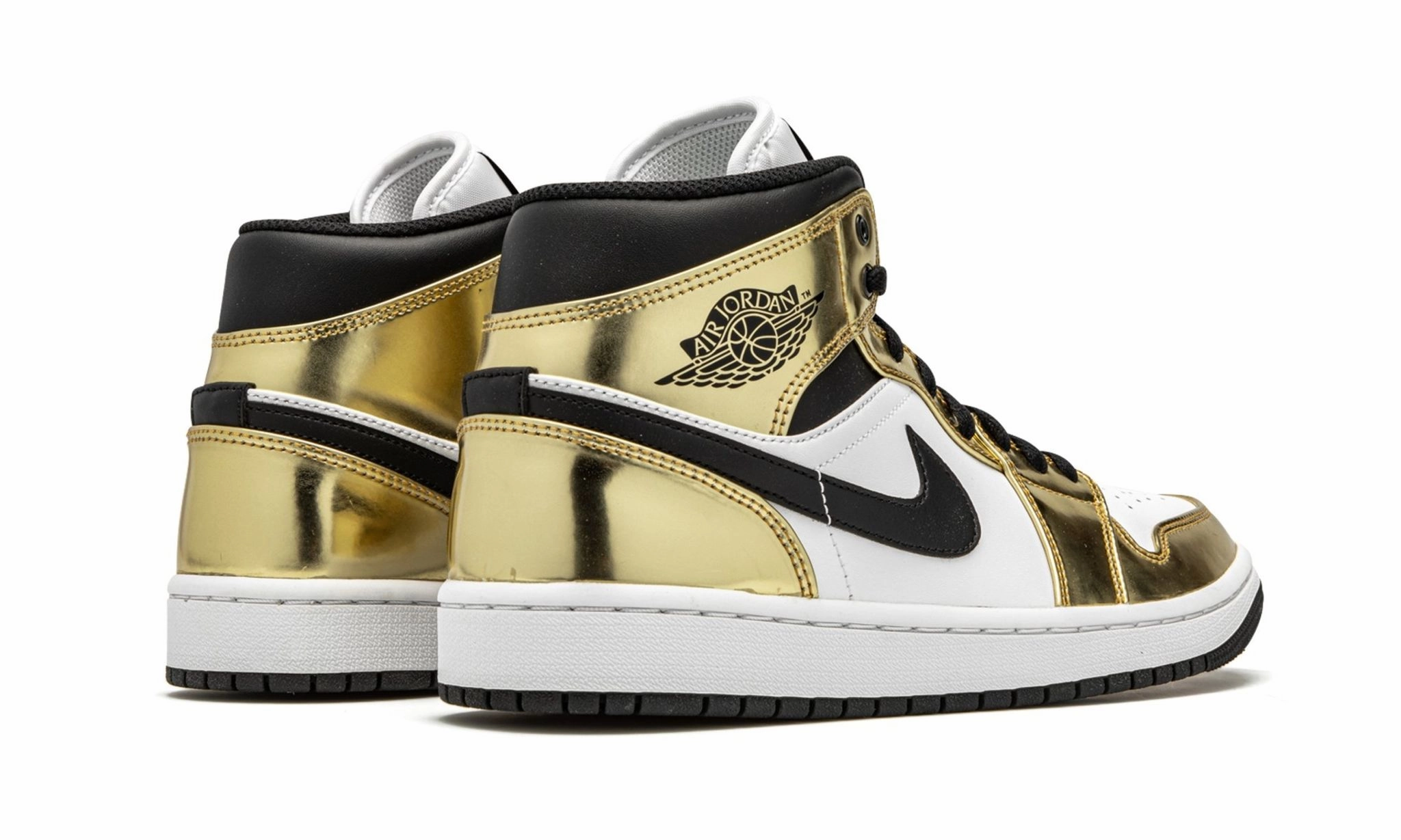 High-end appeal Air Jordan 1 Mid SE Metallic Gold