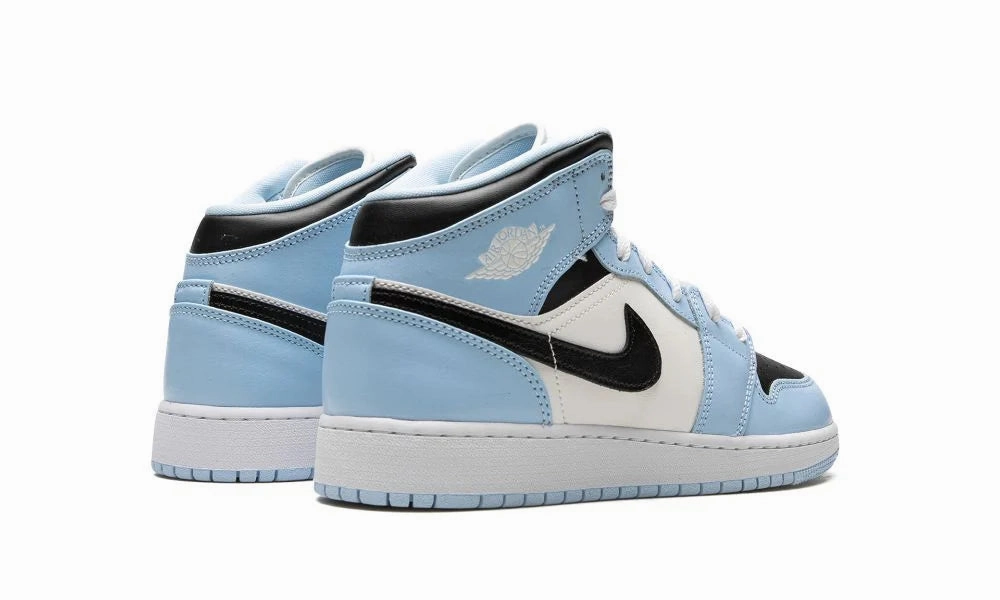 High-End Look Air Jordan 1 Mid Ice Blue (GS)