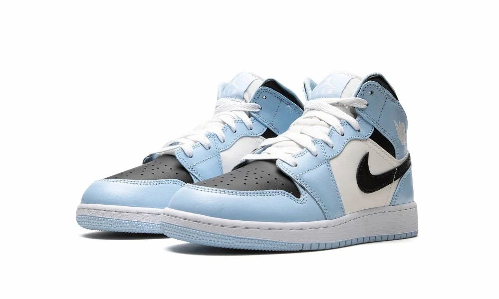High-End Look Air Jordan 1 Mid Ice Blue (GS)