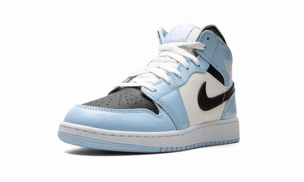 High-End Look Air Jordan 1 Mid Ice Blue (GS)
