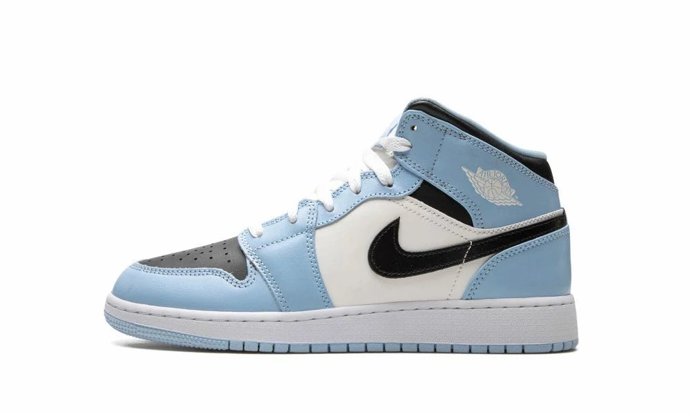 Soft Interior Air Jordan 1 Mid Ice Blue (GS)