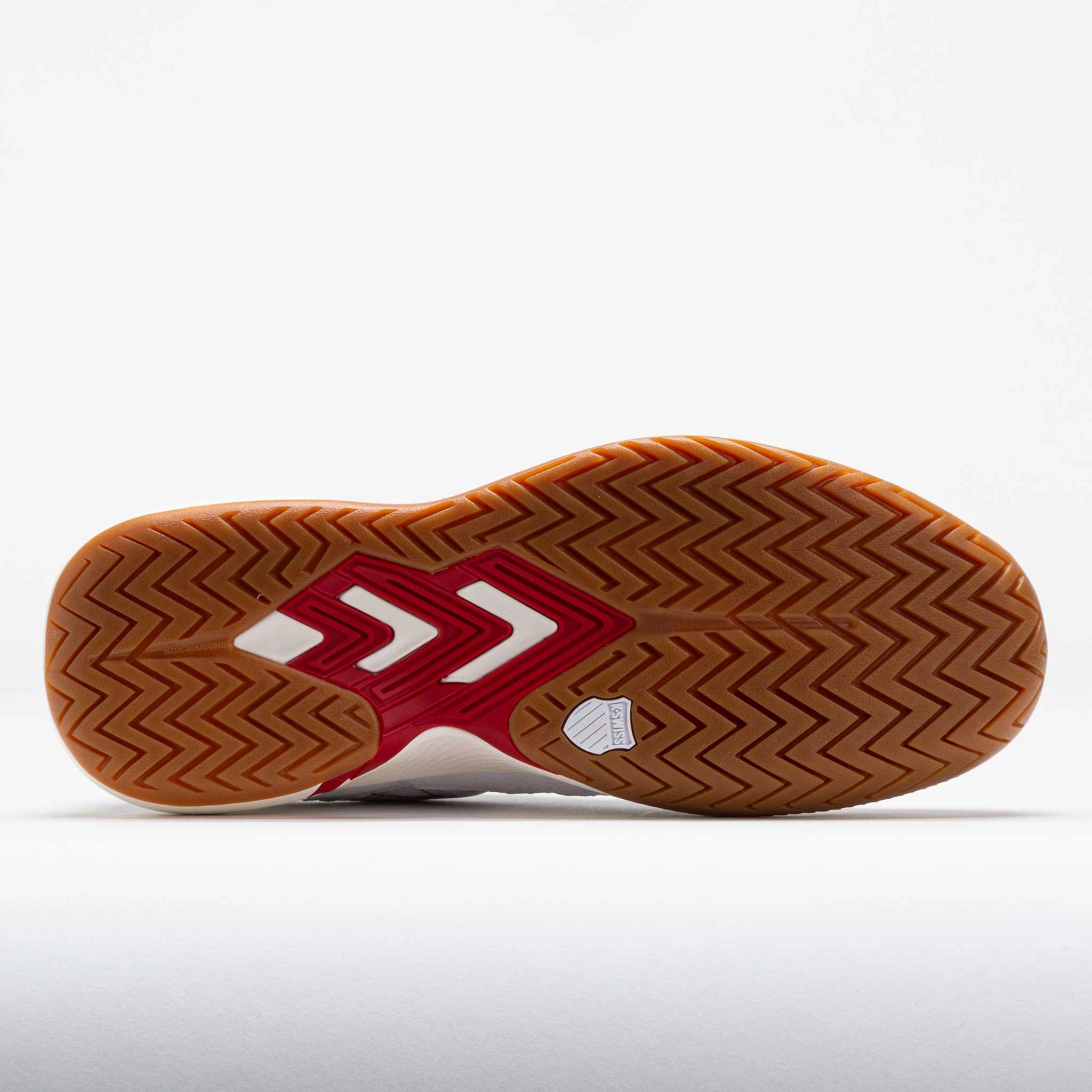 High Performance K-Swiss Tura Team Men's White/Black/Mars Red