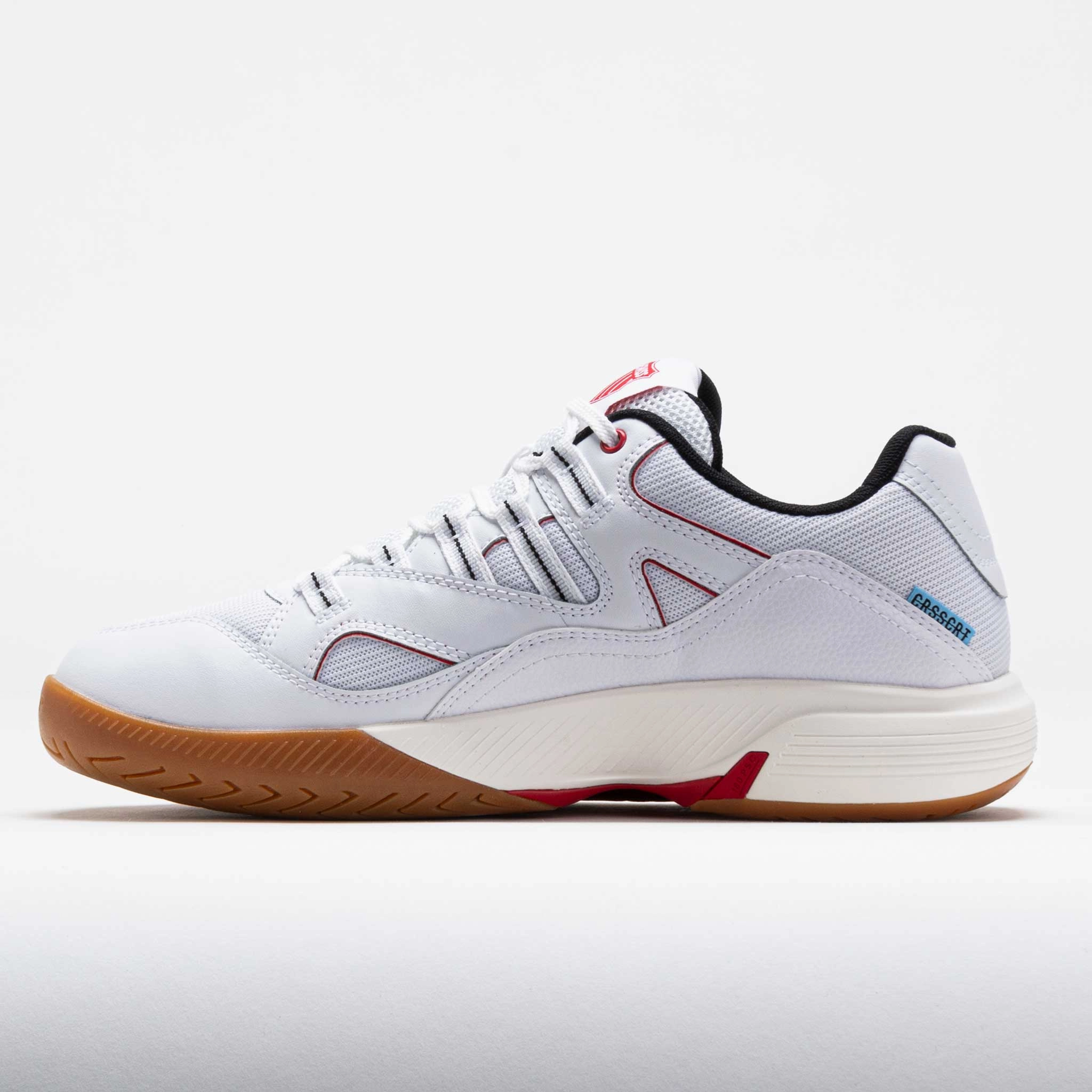 High Performance K-Swiss Tura Team Men's White/Black/Mars Red