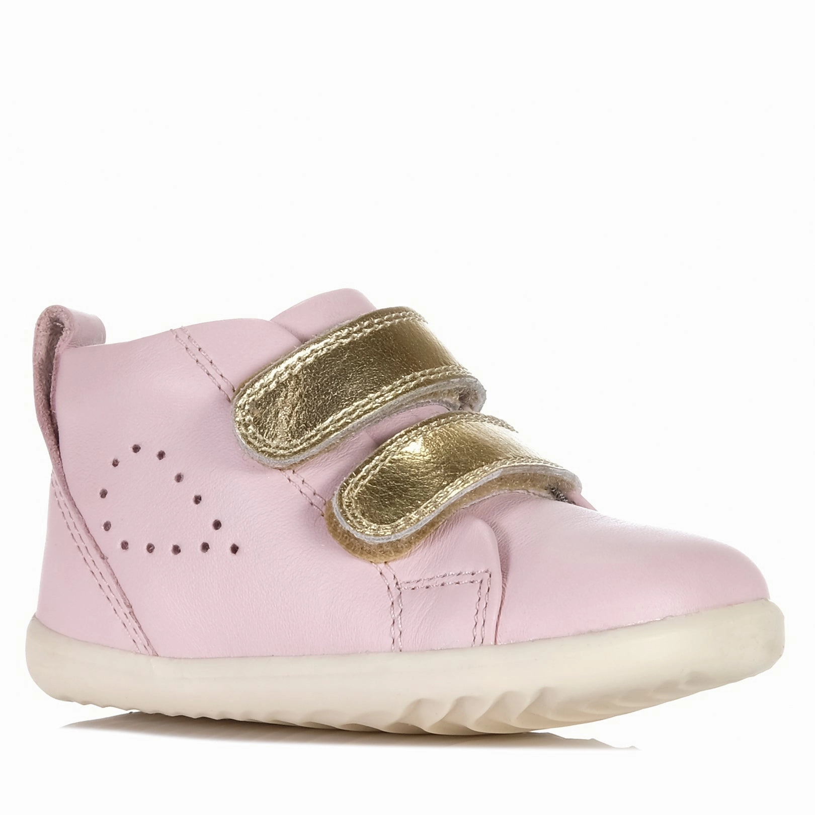 Minimal Look Slip On Style Bobux Step Up Grass Court Hi Ballet Pink