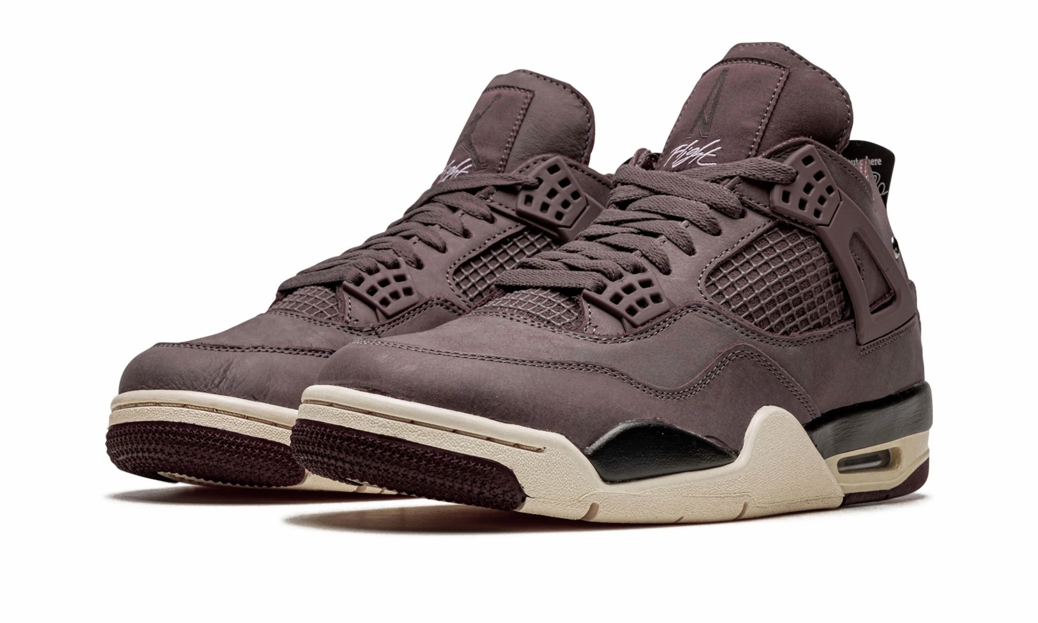 High Traction A Ma Maniere X Air Jordan 4 Violet Ore